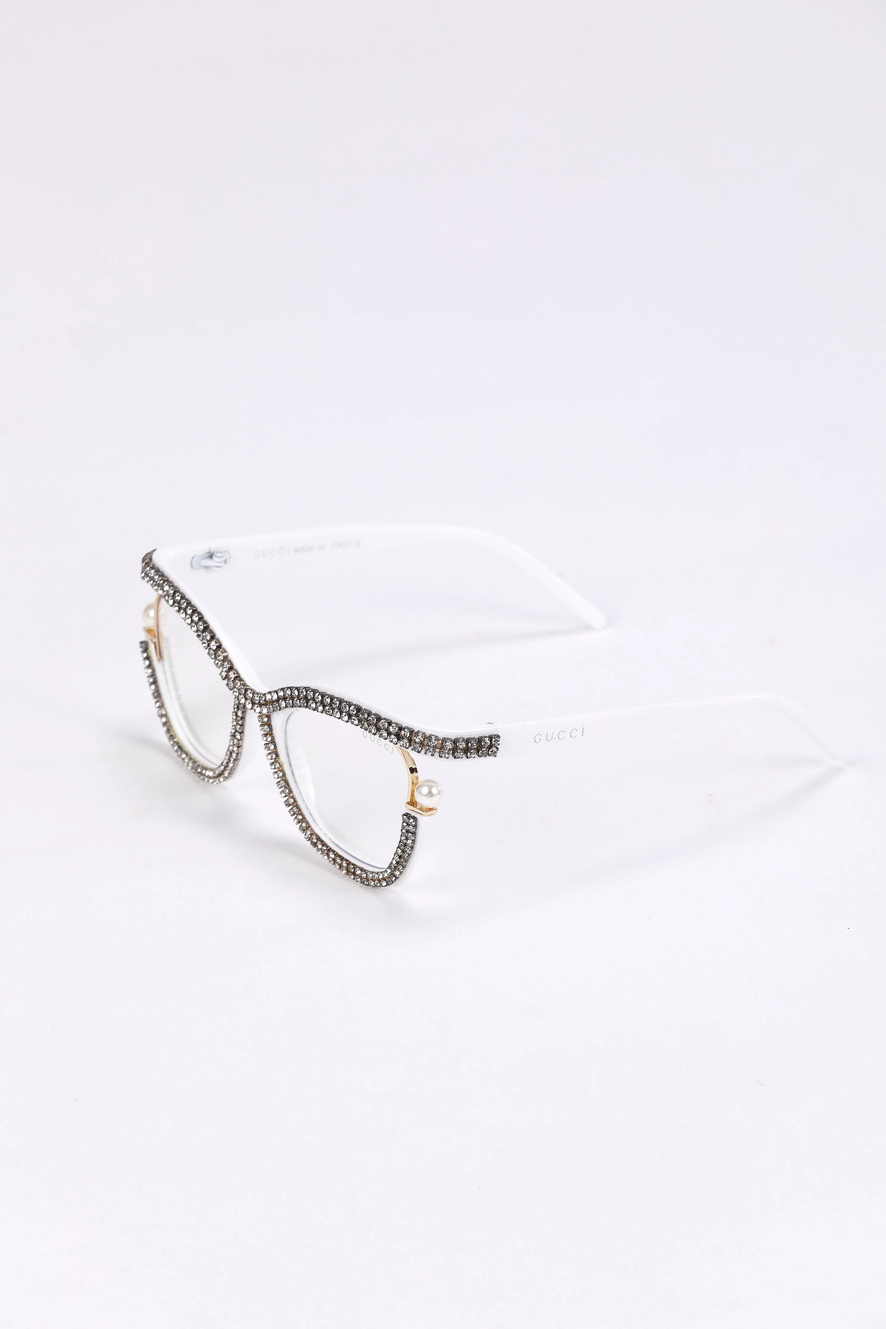 Gucci Crystal Cat-Eye Glasses