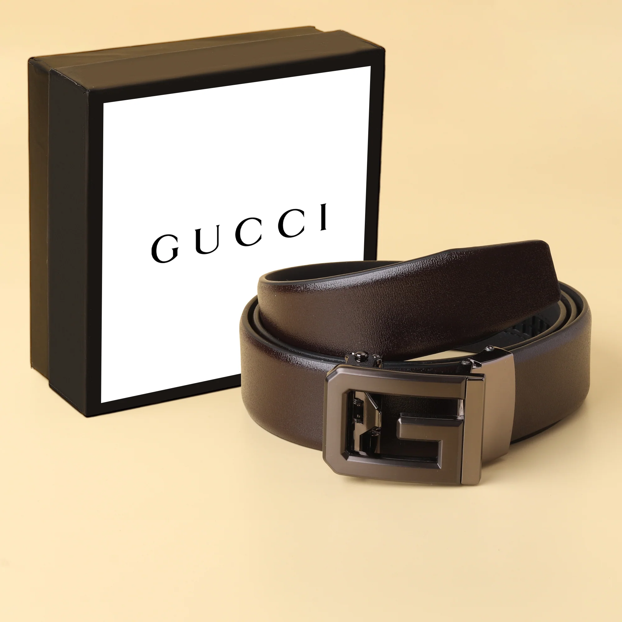 Gunmetal G Buckle Belt - Image 2