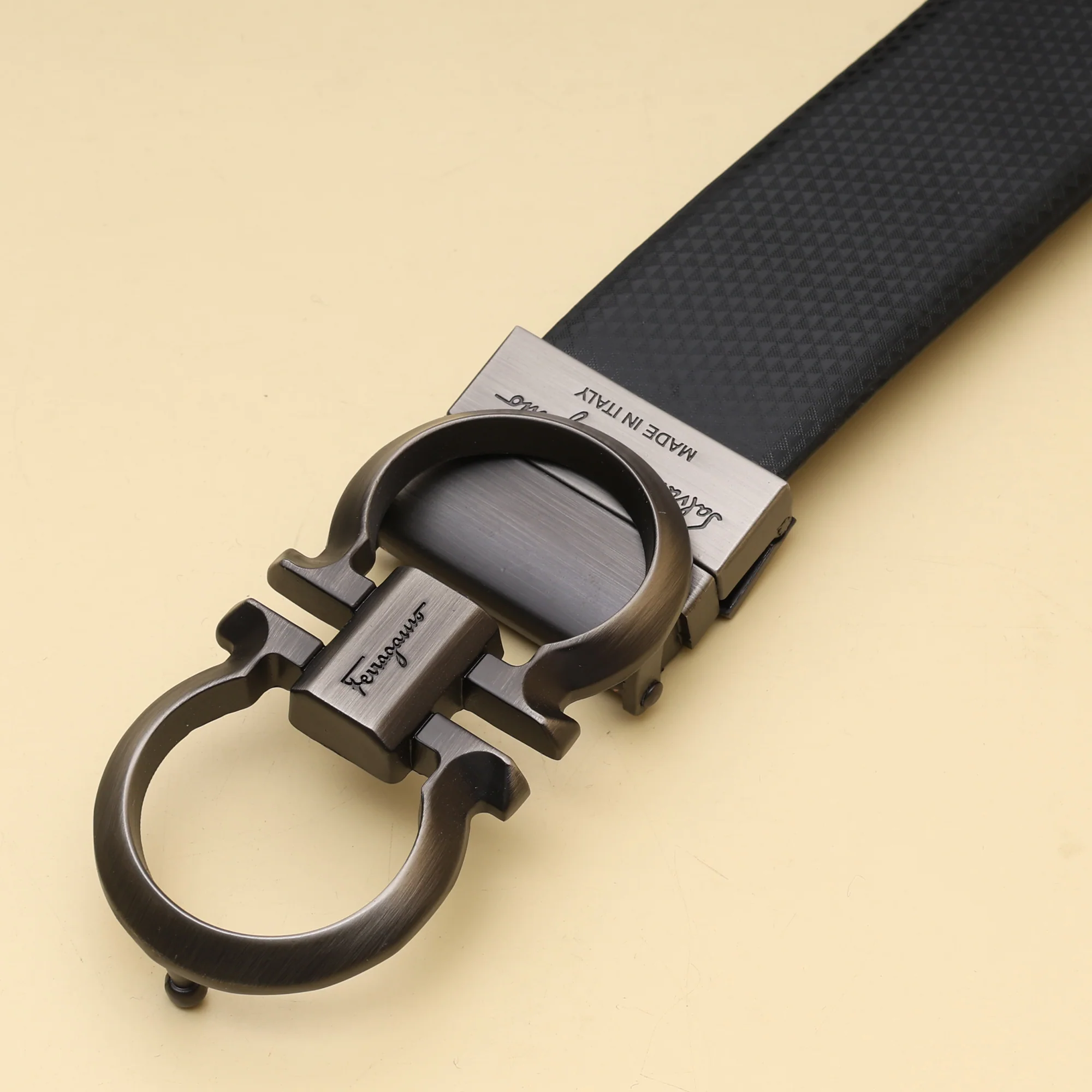 Gunmetal Icon Buckle Belt - Image 4