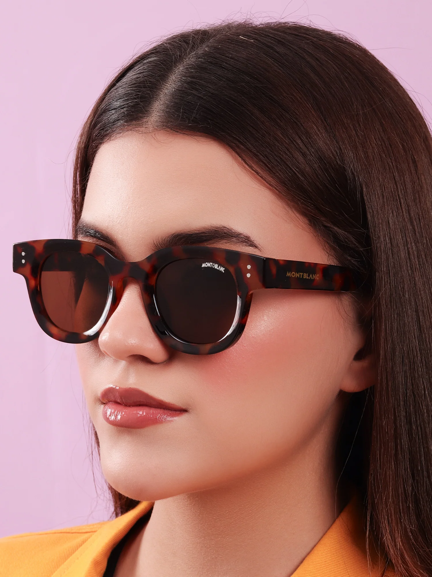 Havana Amber Lens Sunglasses - Image 3