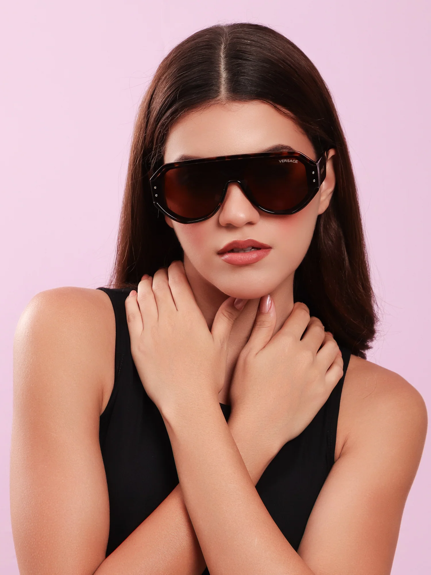 Havana Shield Sunglasses - Image 4