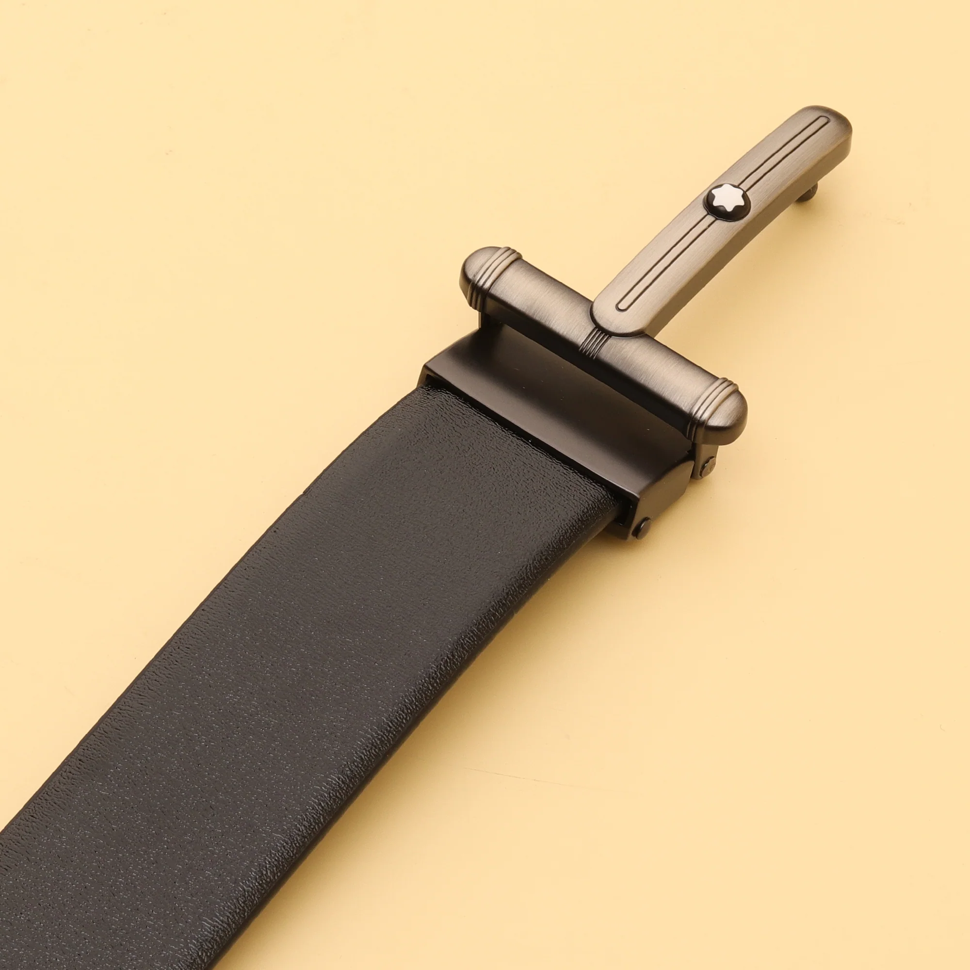 Heritage Gunmetal Reversible Belt - Image 3