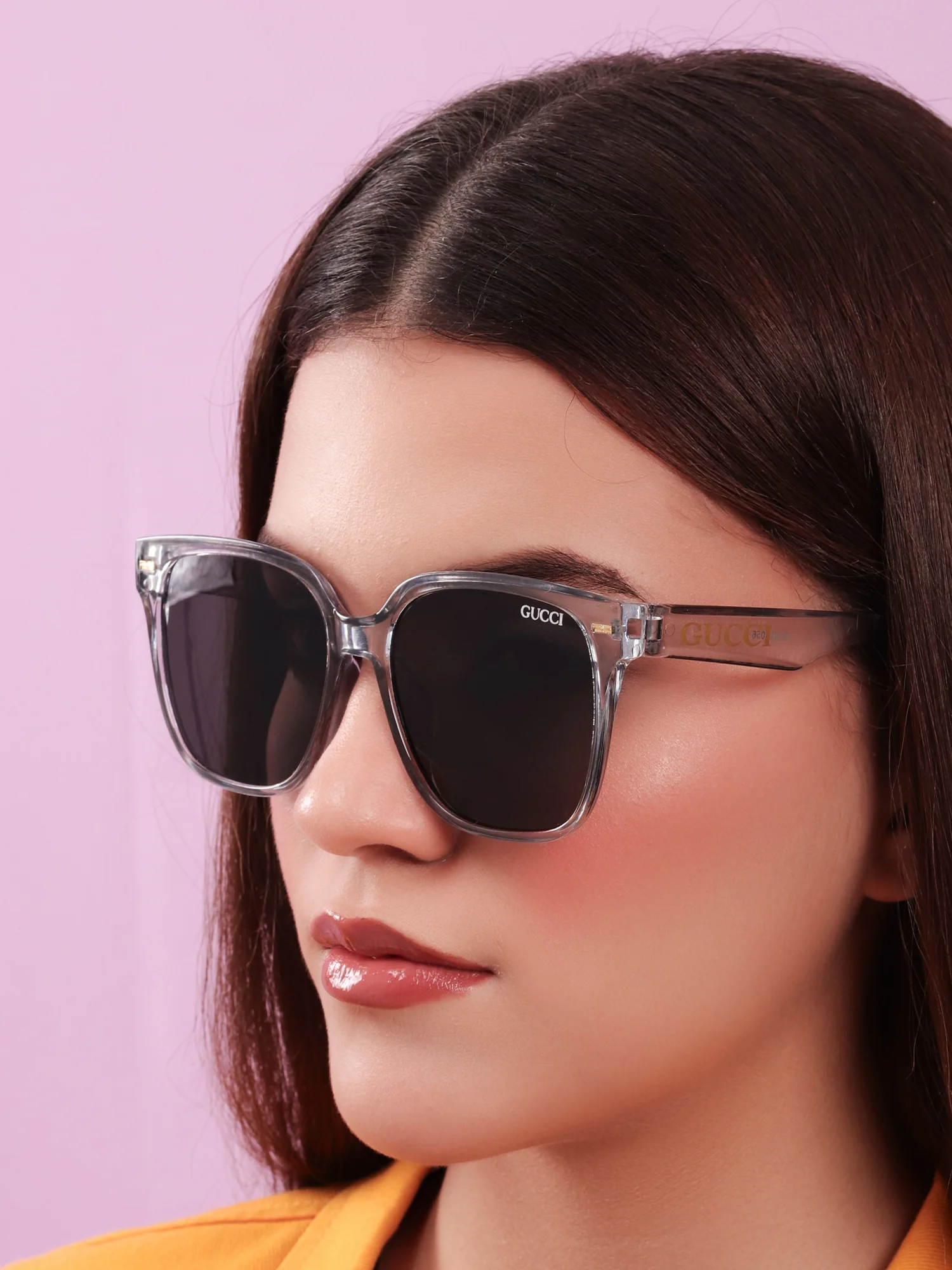 Heritage Square Sunglasses in Crystal Clear - Image 6