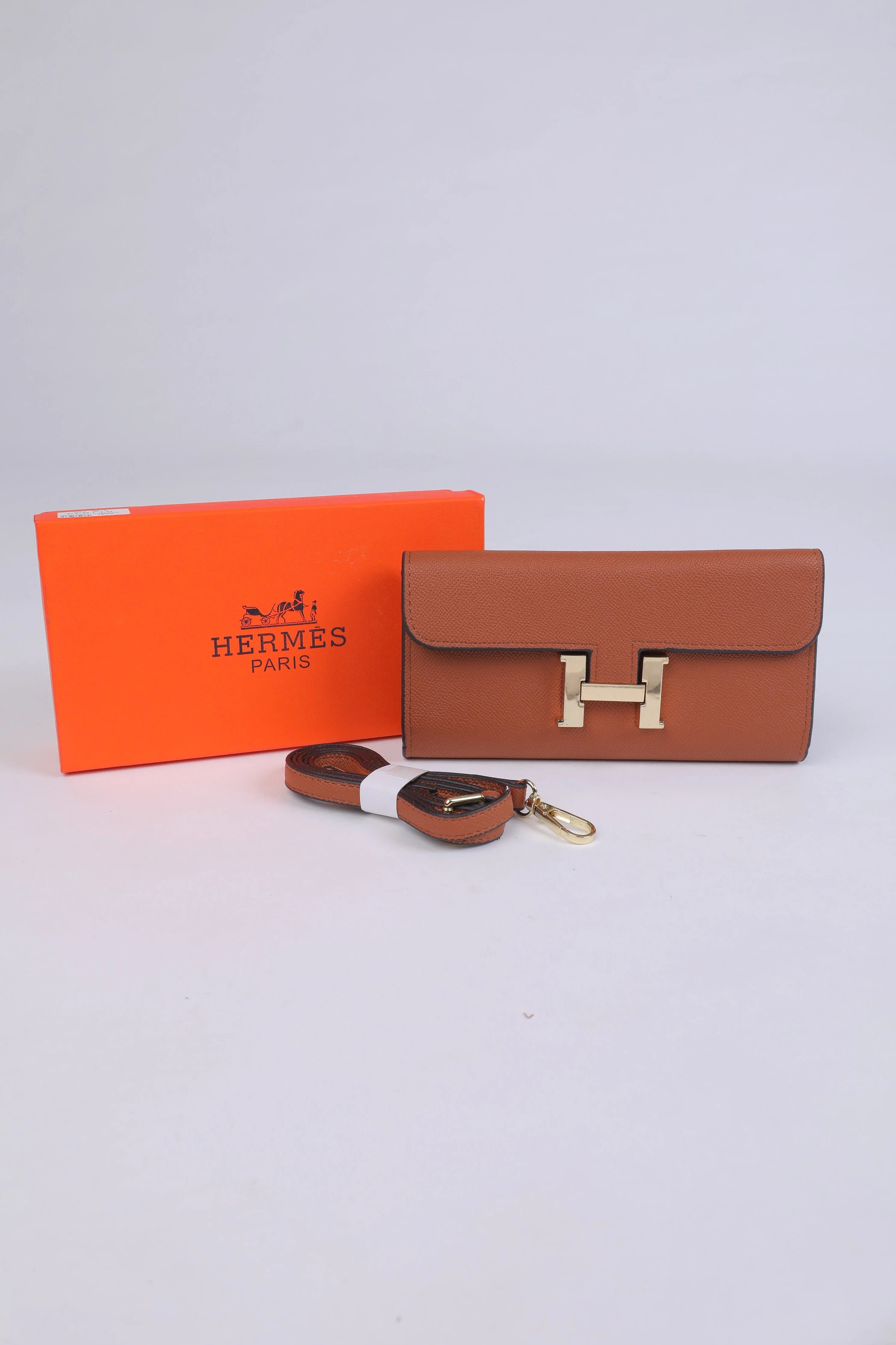 Hermès Constance Long Wallet (Gold Tan) - Image 2