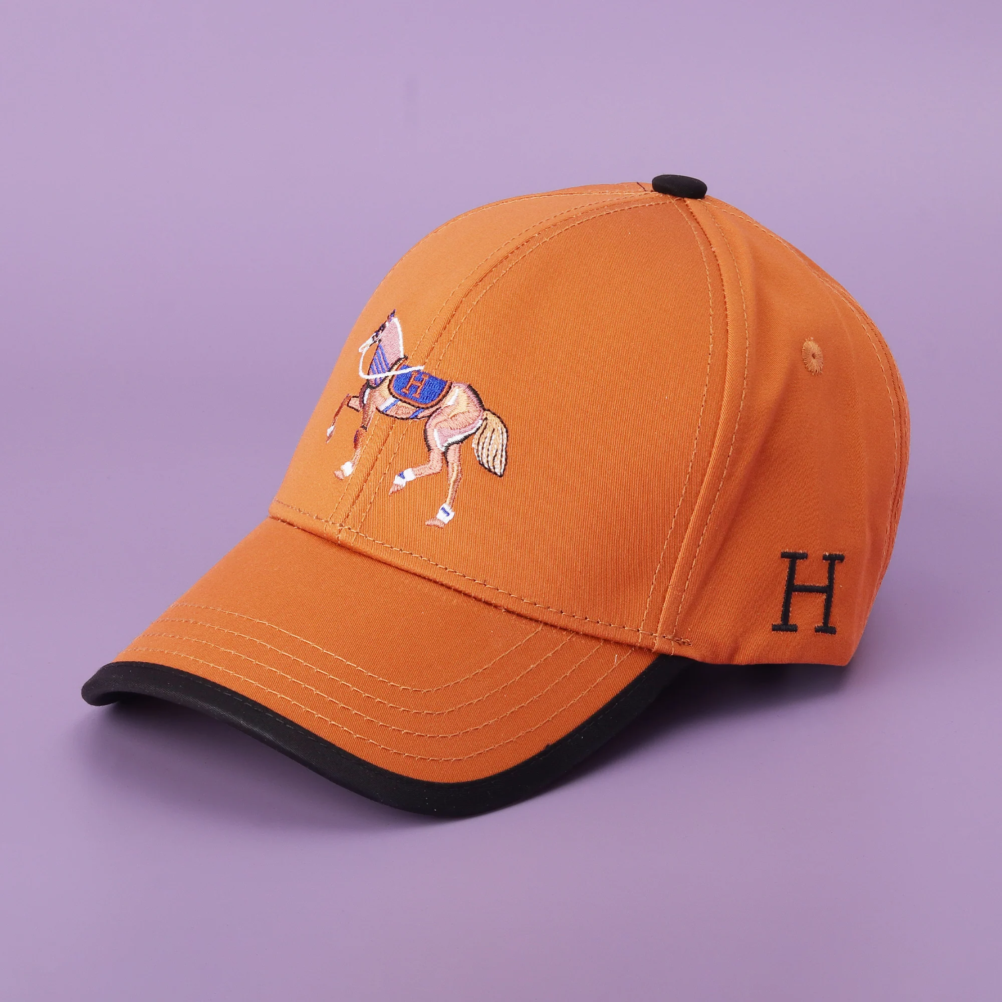 Hermès Horse Embroidered Cap - Image 2
