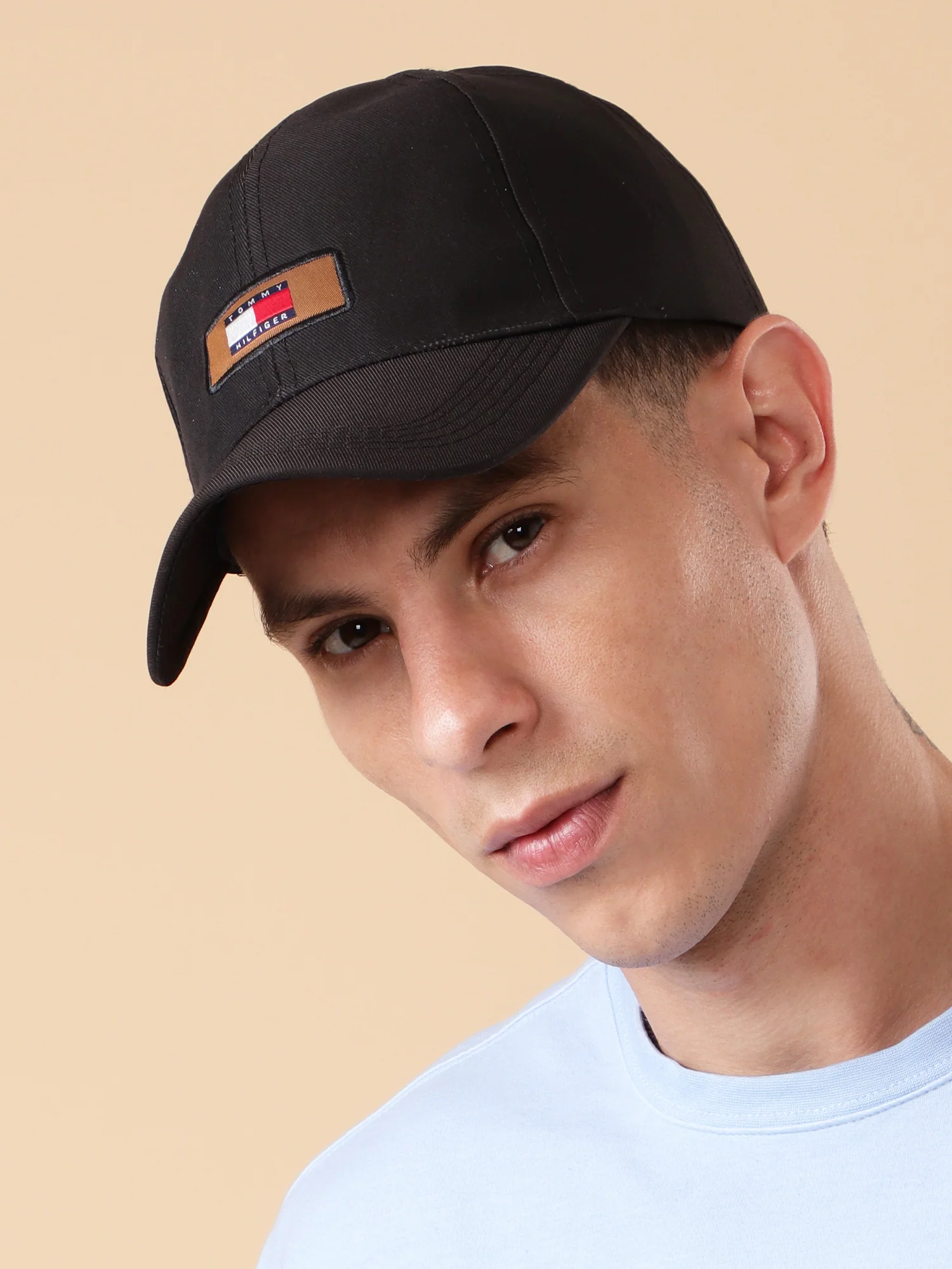 Hilfiger Black Classic Baseball Cap – Timeless Streetwear Essential - Image 2