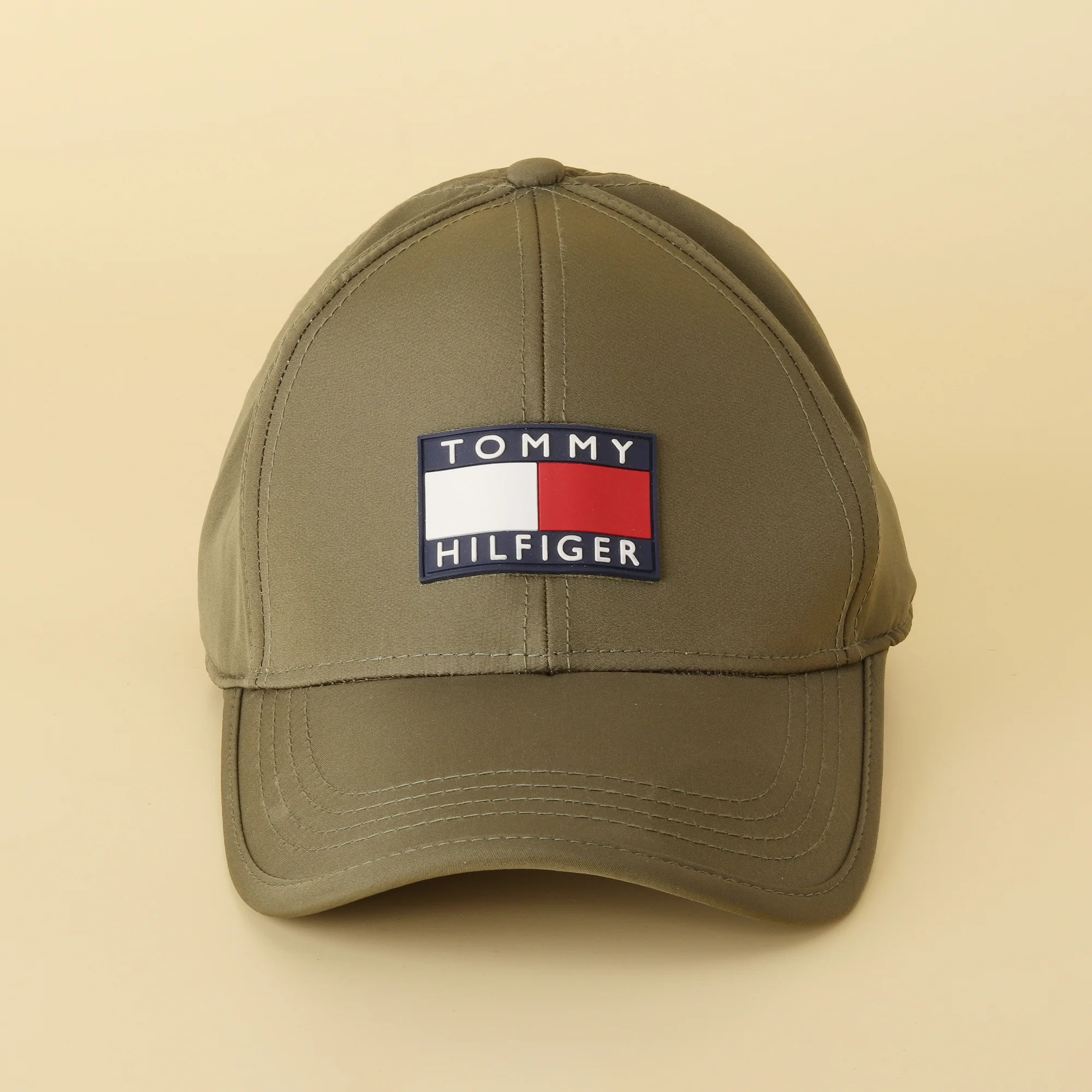 Hilfiger Olive Green Classic Logo Cap