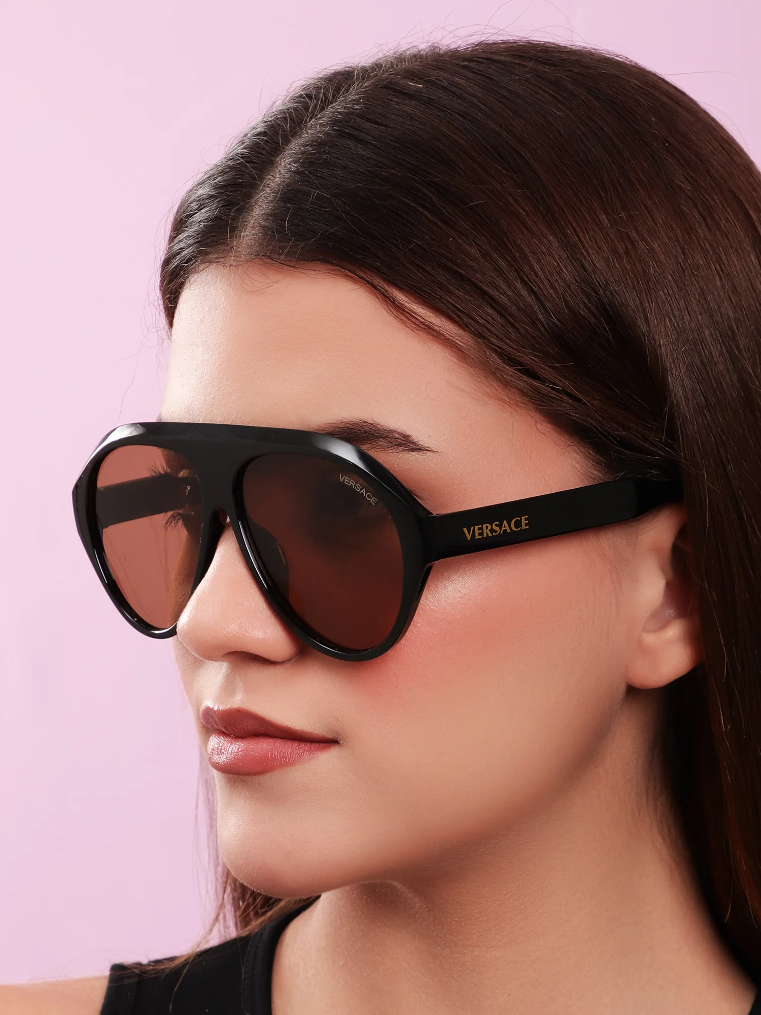 Iconic Havana Shield Sunglasses - Image 4