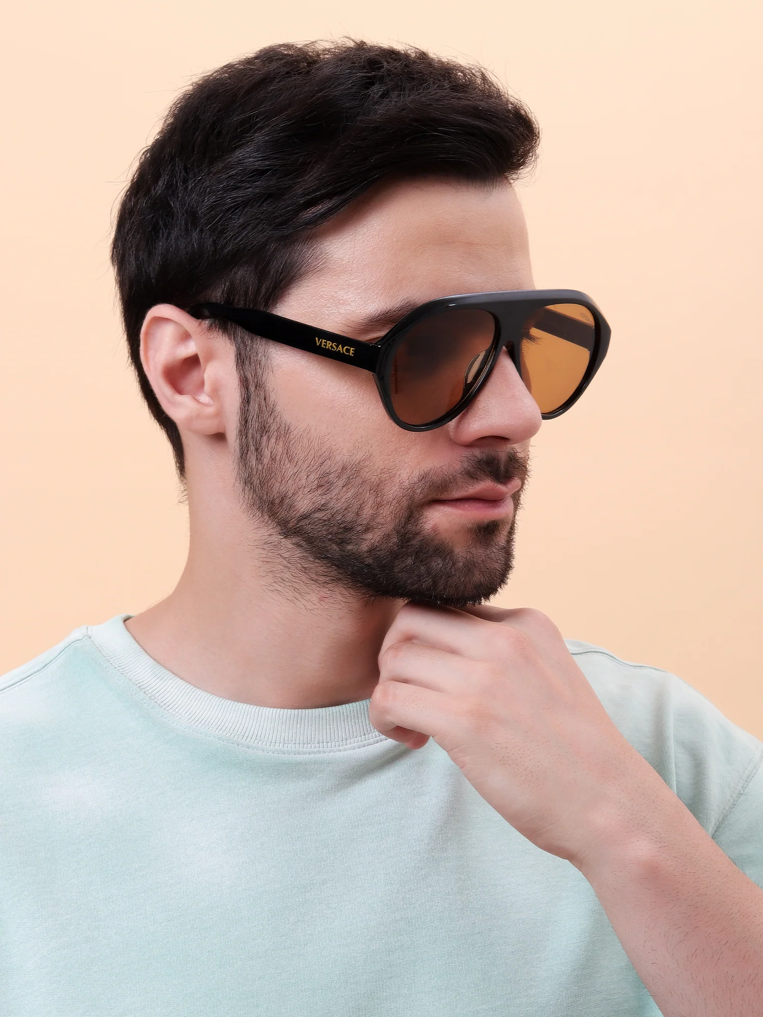 Iconic Havana Shield Sunglasses - Image 7