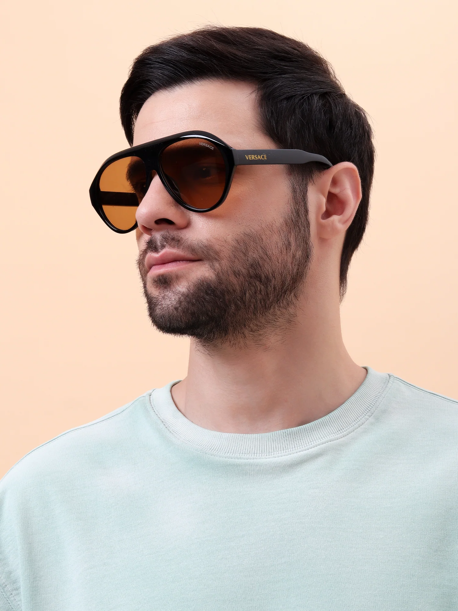 Iconic Havana Shield Sunglasses - Image 8