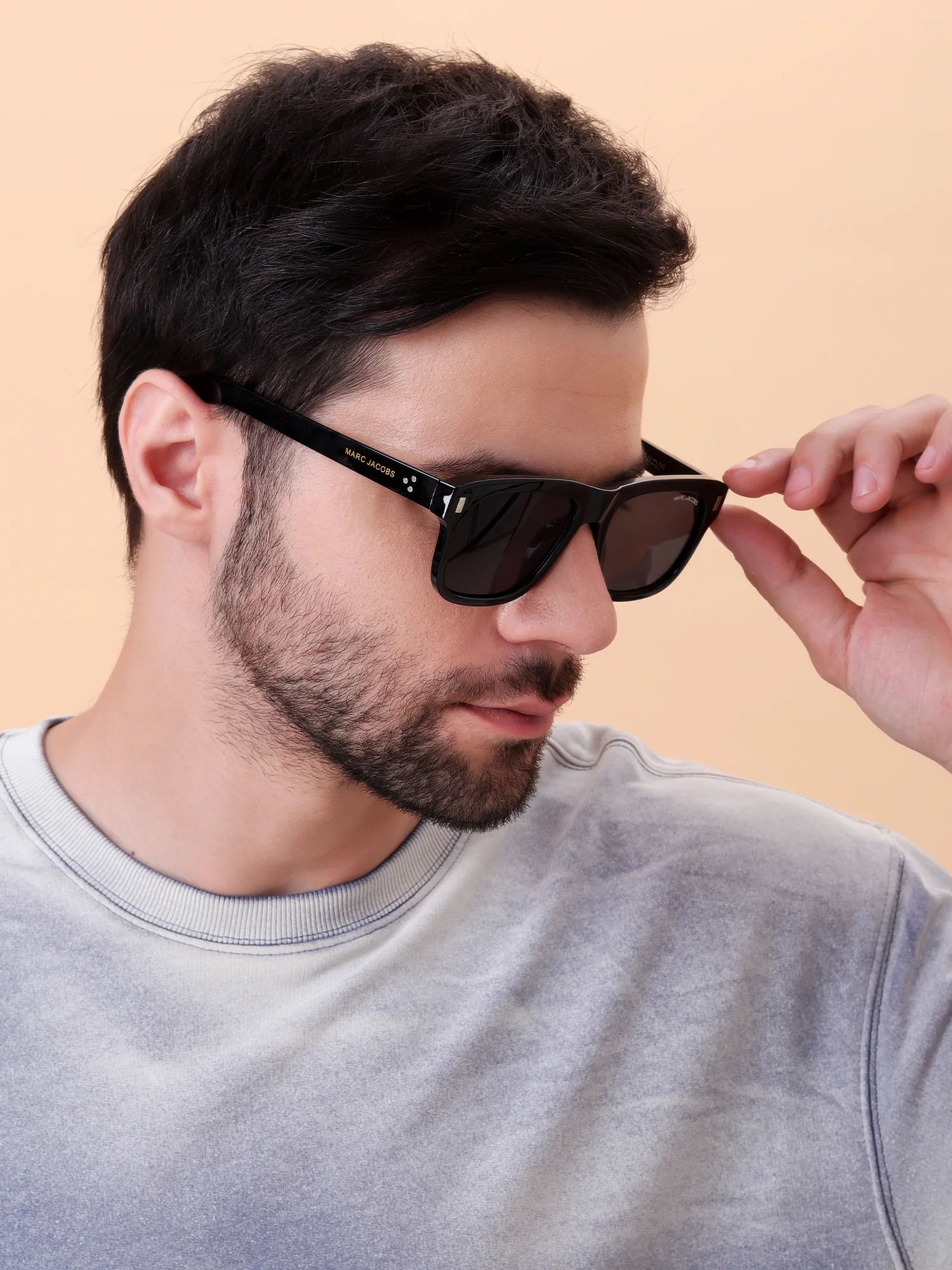 Jacobs Black Square Sunglasses - Image 7