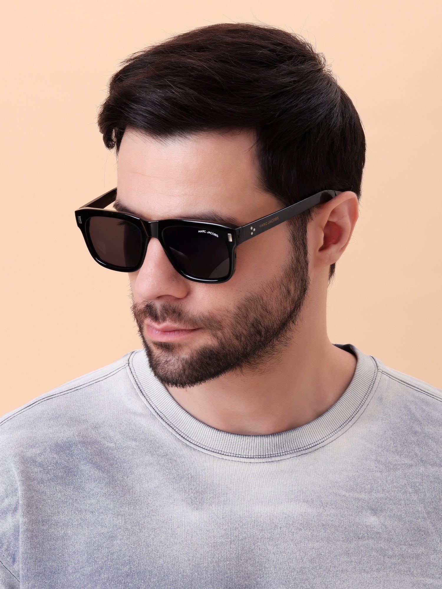 Jacobs Black Square Sunglasses - Image 8
