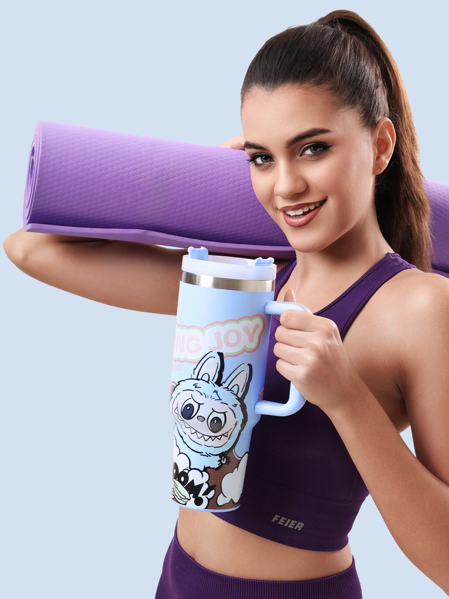 LABUBU “Bringing Joy” Sky  Sipper - Image 3