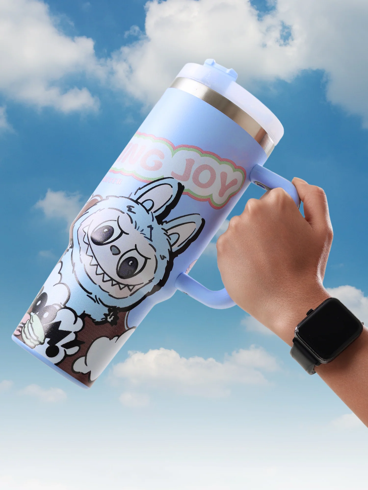 LABUBU “Bringing Joy” Sky  Sipper - Image 7
