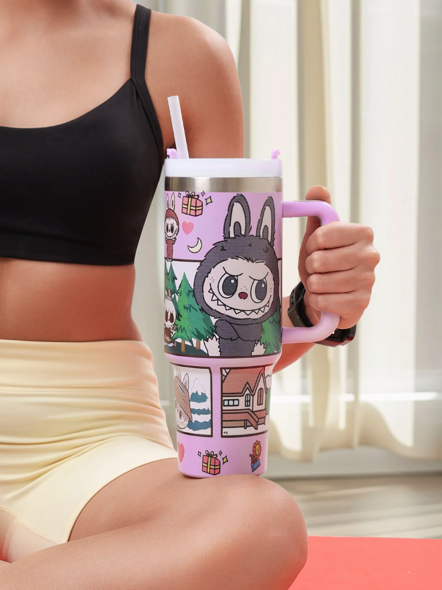 LABUBU “Forest Vibes” Lilac  Sipper - Image 8