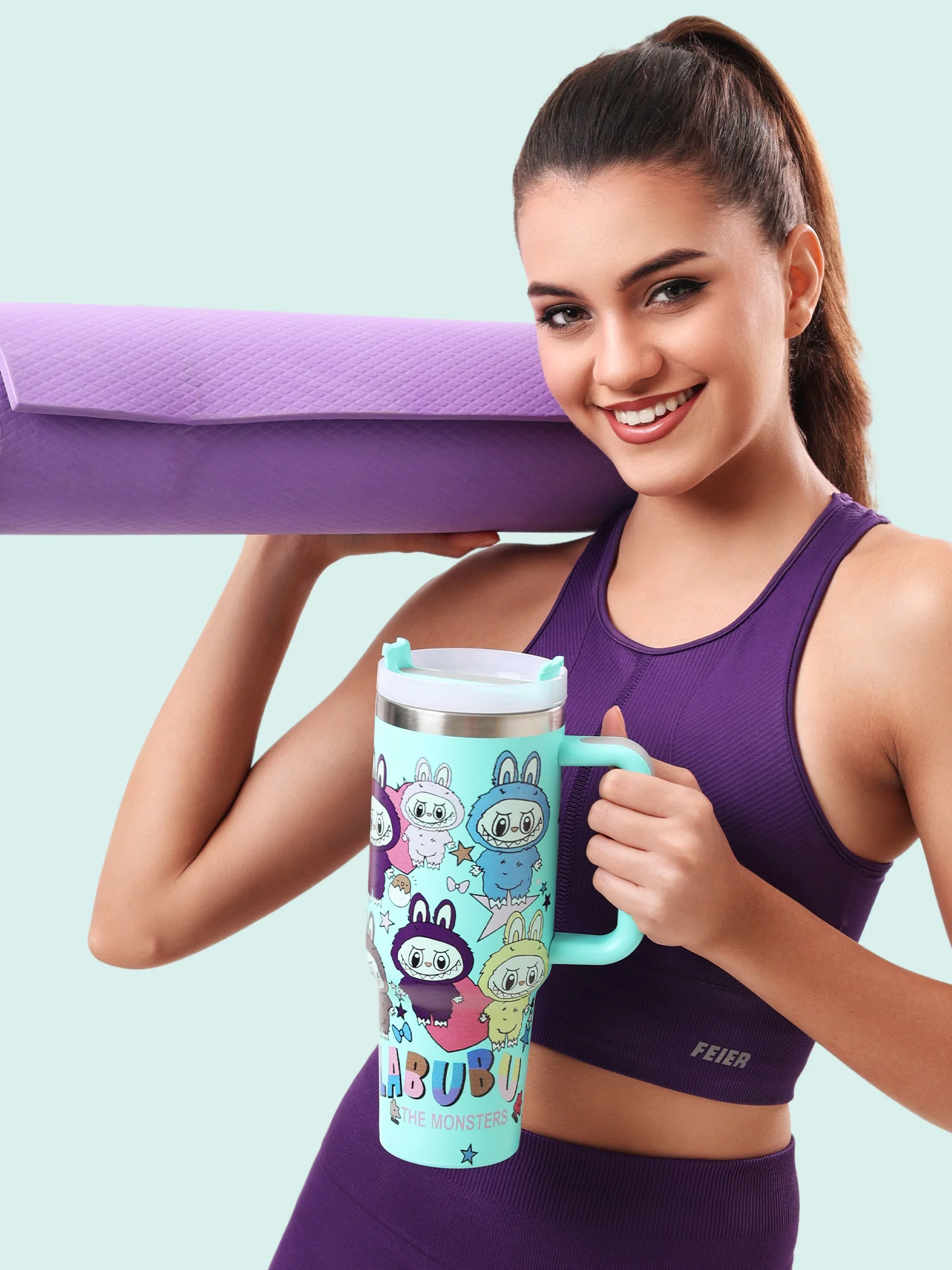 LABUBU “The Monsters” Aqua  Sipper - Image 3