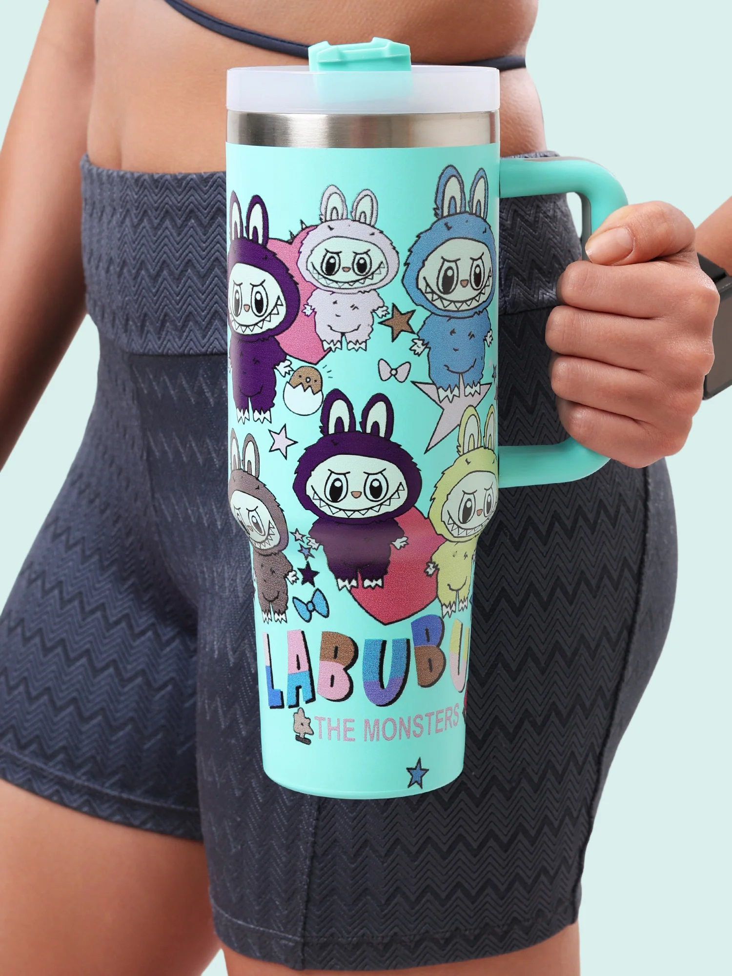 LABUBU “The Monsters” Aqua  Sipper - Image 5