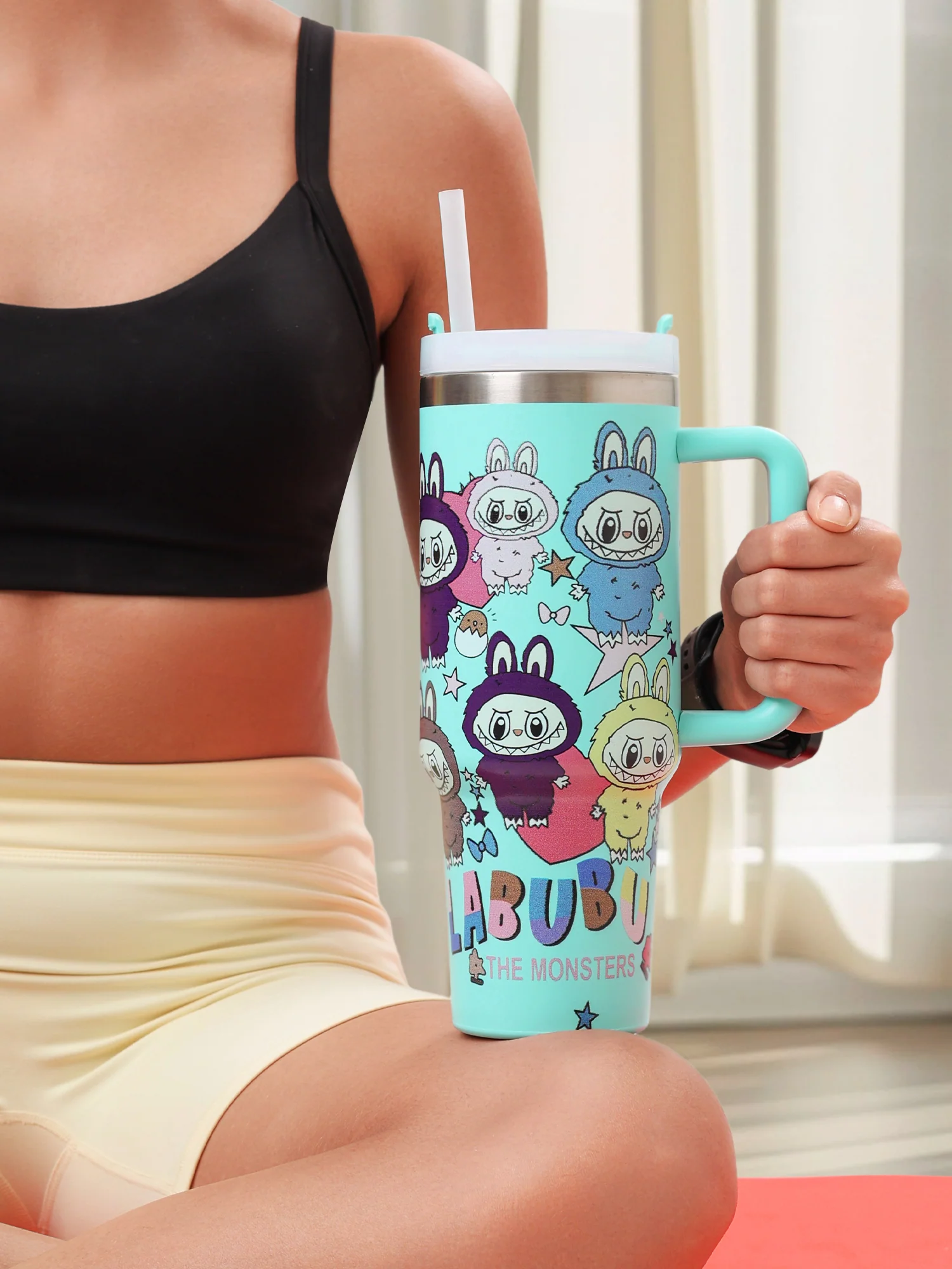 LABUBU “The Monsters” Aqua  Sipper - Image 8