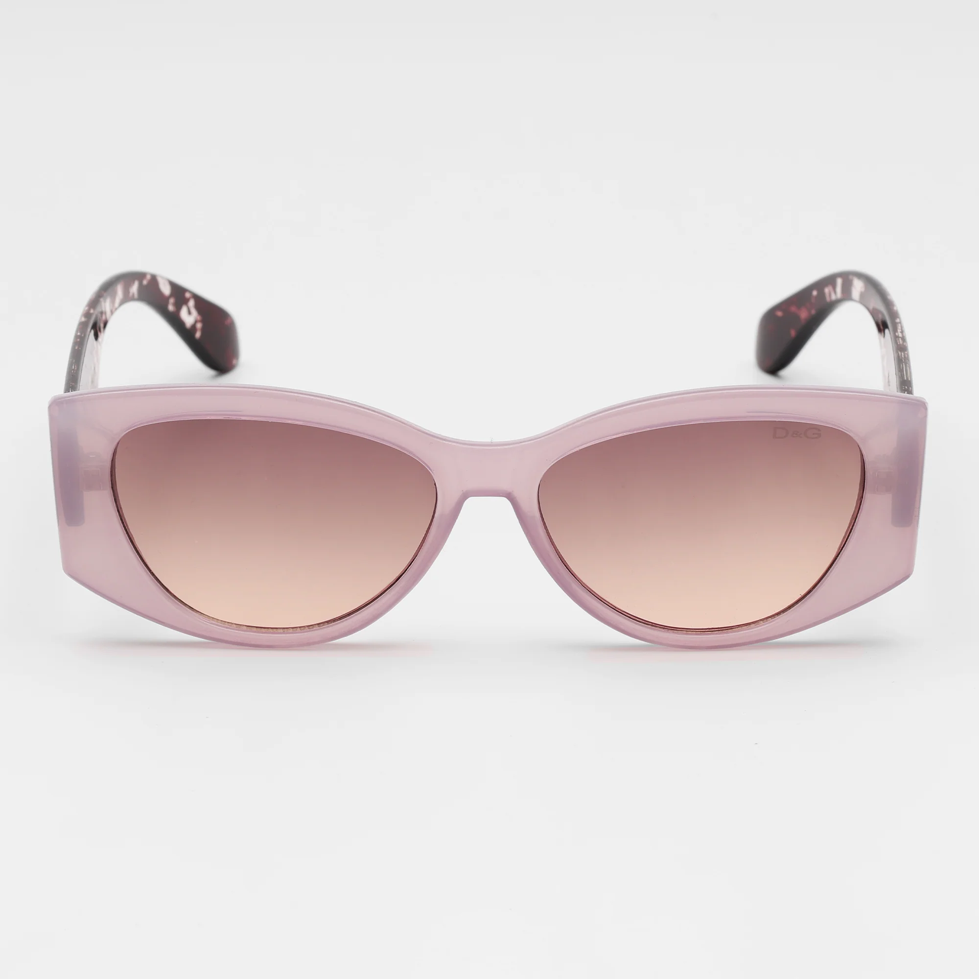 Lilac Marble Cat-Eye Sunglasses - Image 3