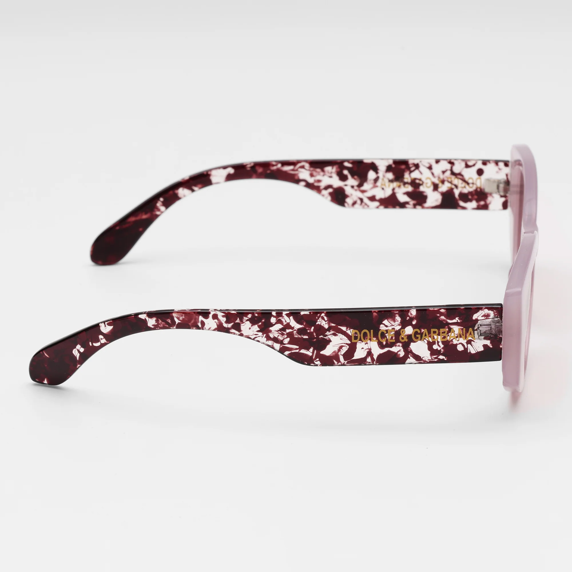 Lilac Marble Cat-Eye Sunglasses - Image 5