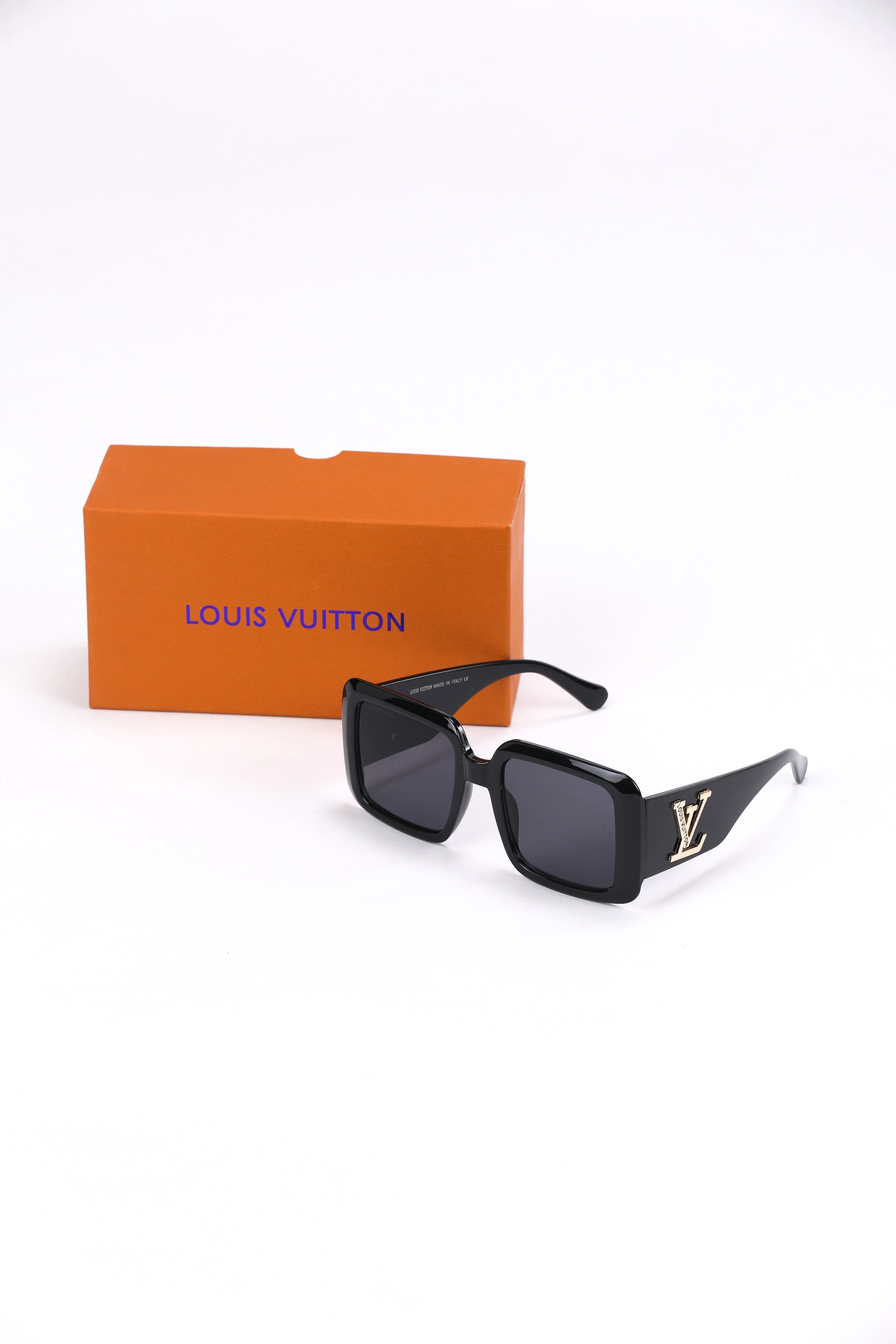 Louis Vuitton Black Monogram Square Sunglasses - Image 2