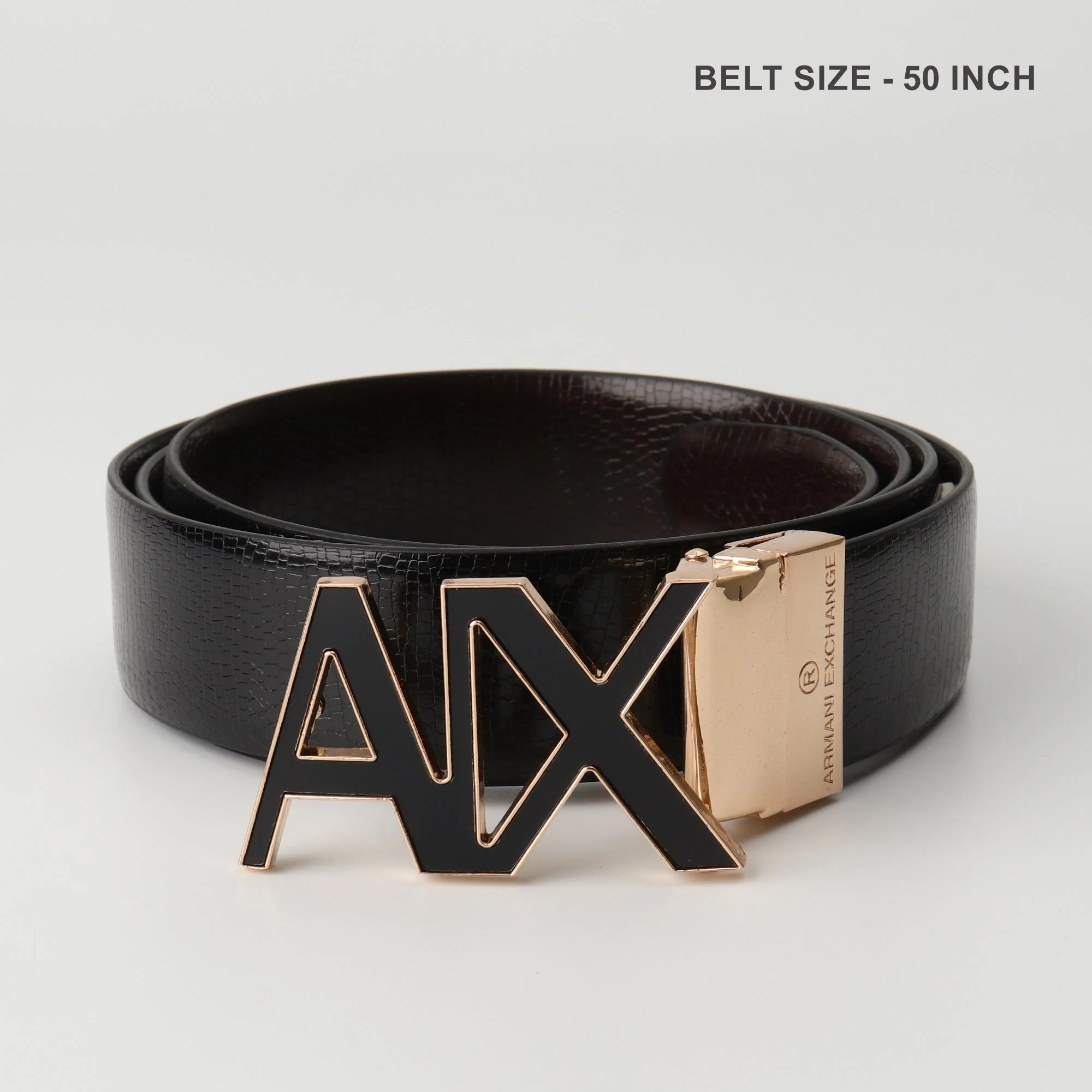 Luxe Contrast Monogram Belt - Image 4