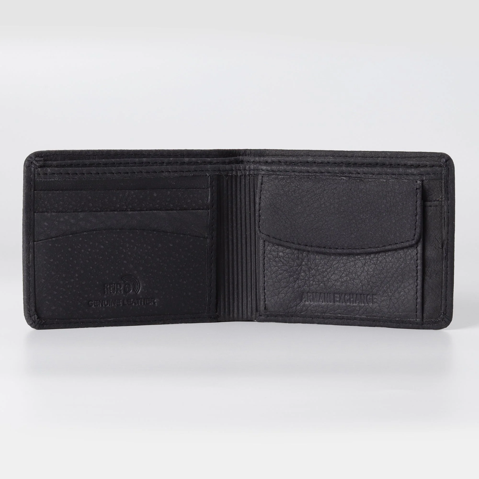 Matte Black Oversized Logo Wallet - Image 3