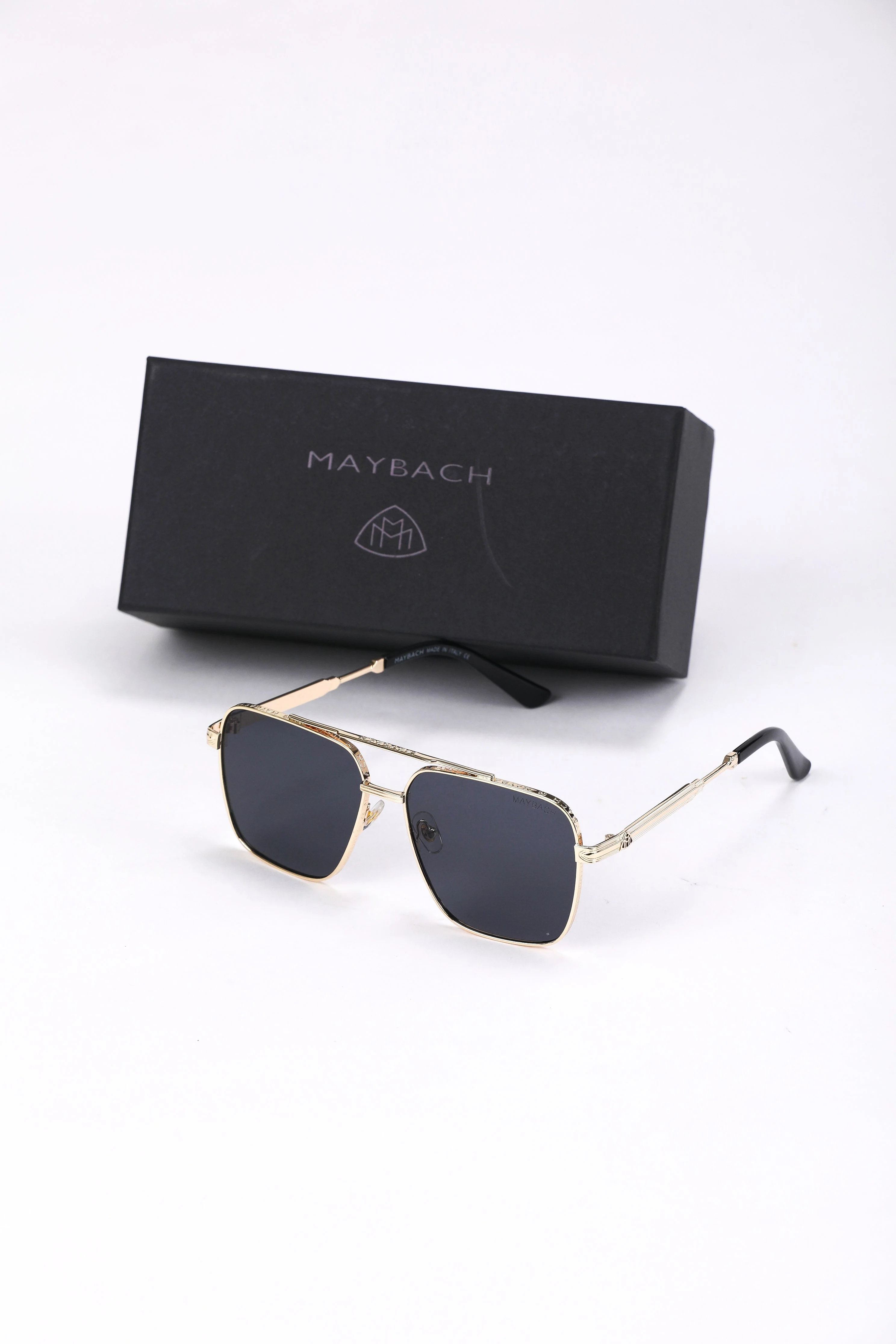 Maybach Gold Aviator Sunglasses - Image 2