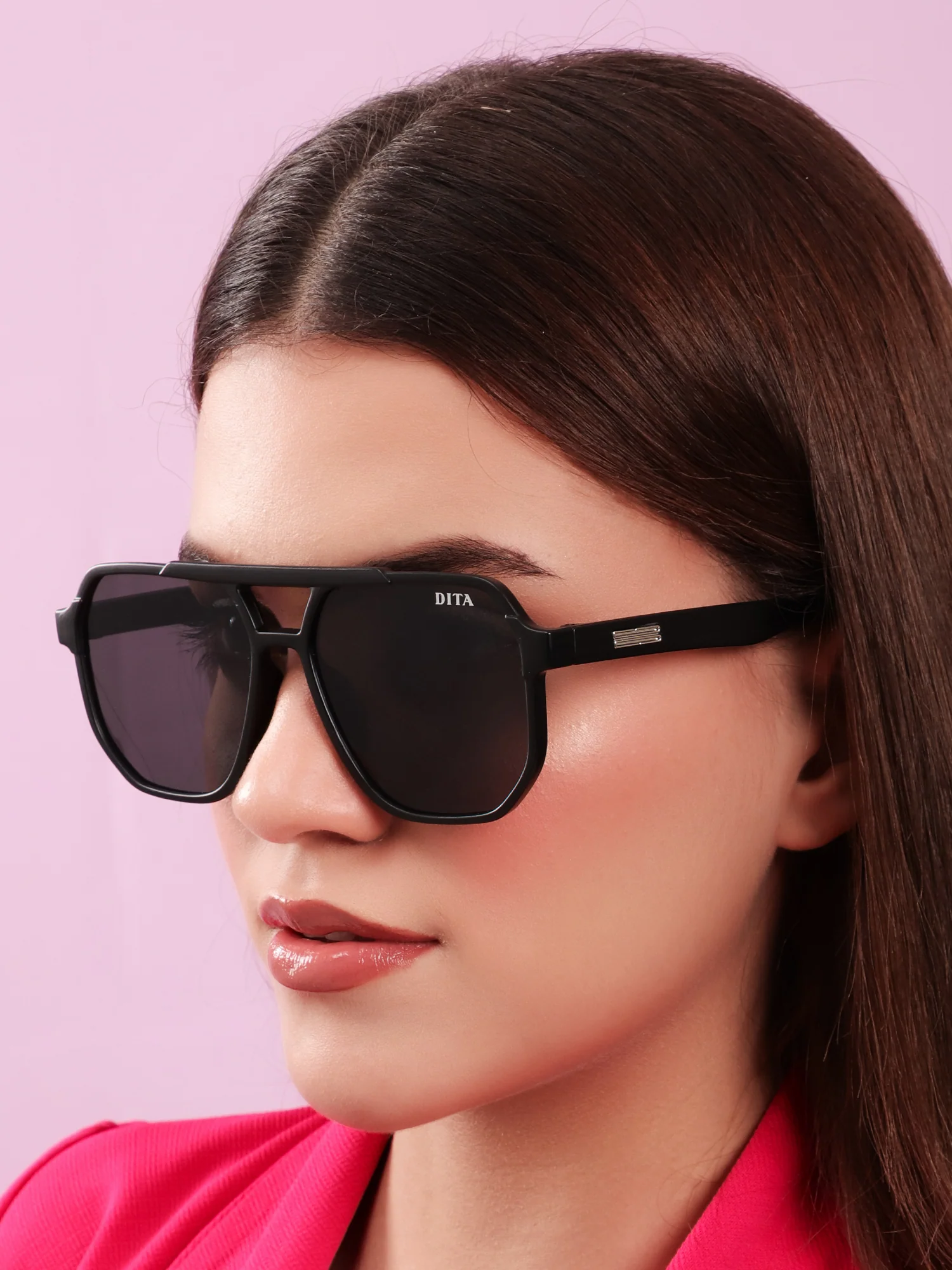 Midnight Noir Aviator Sunglasses - Image 6