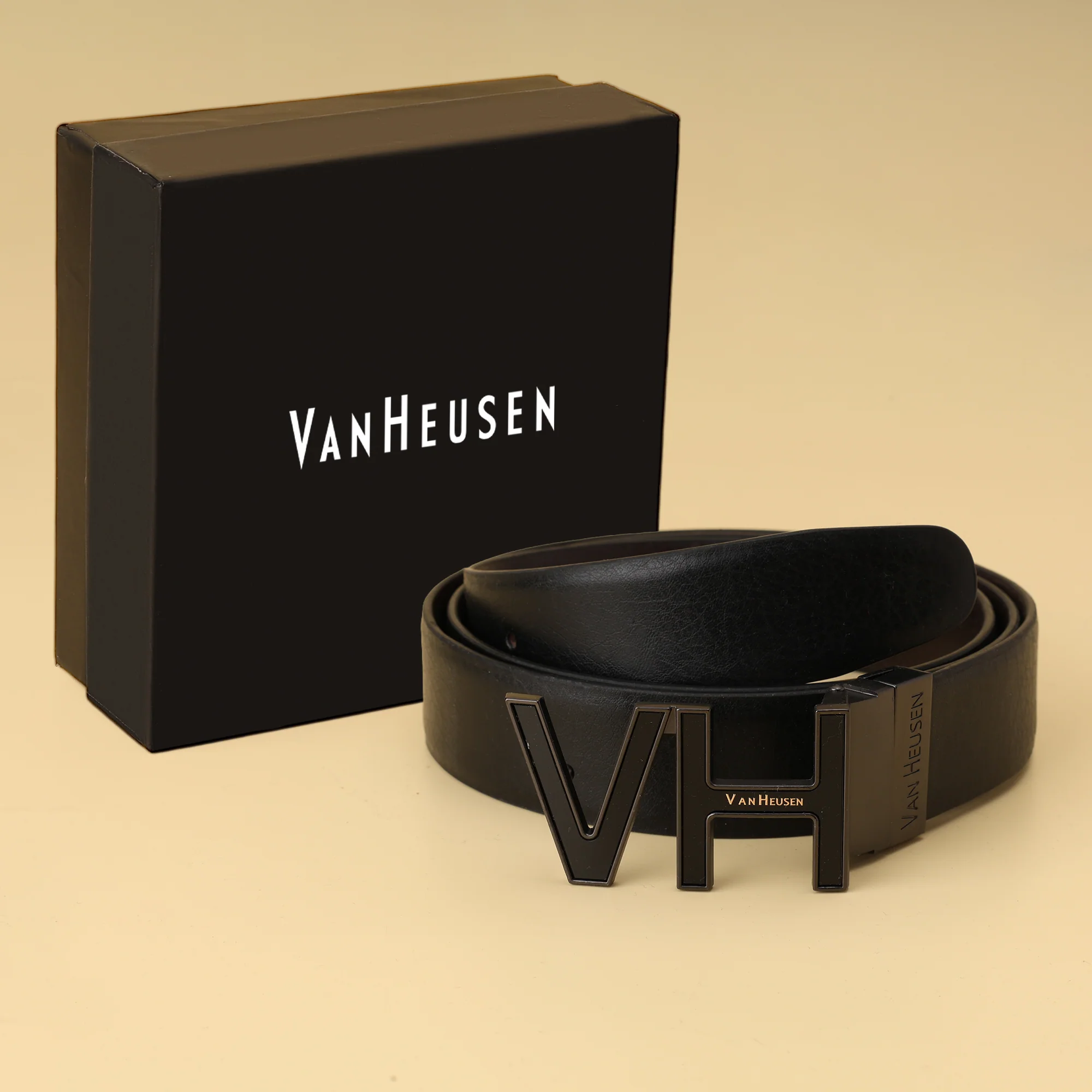 Monogram Edge Buckle Belt