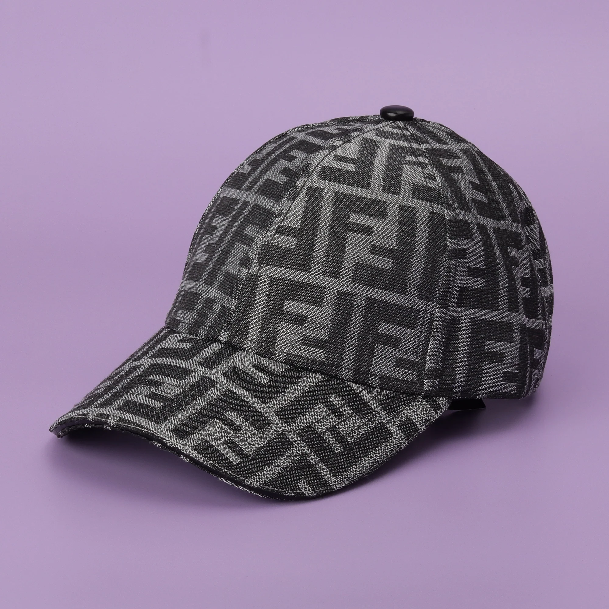 Monogram Grey-Black Cap - Image 2