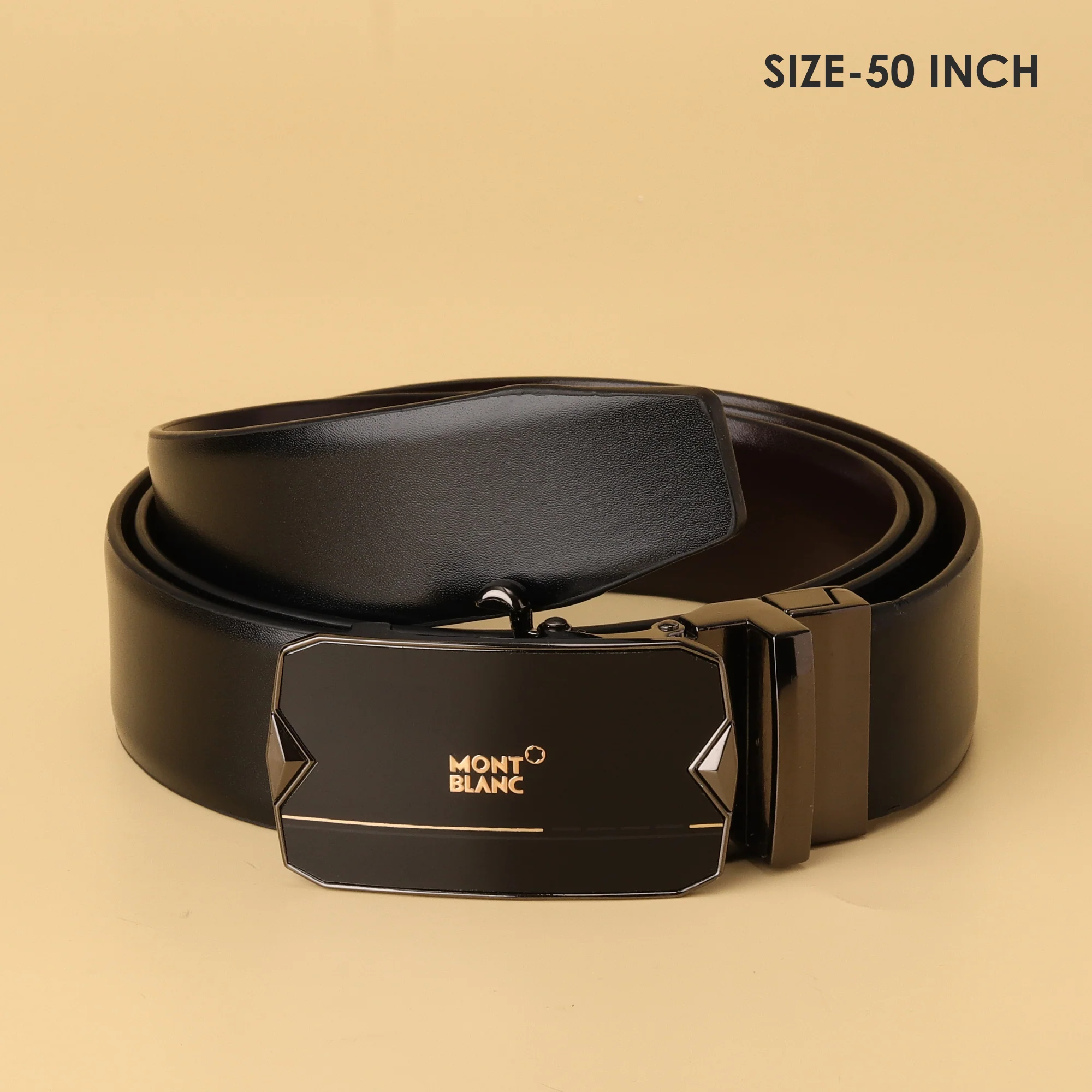 Montblanc Noir Edge Reversible Belt - Image 4