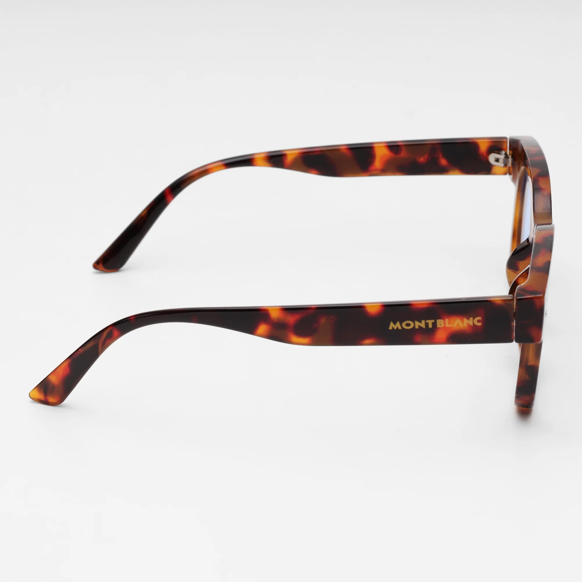 Montblanc Tortoiseshell Blue Lens Sunglasses - Image 6