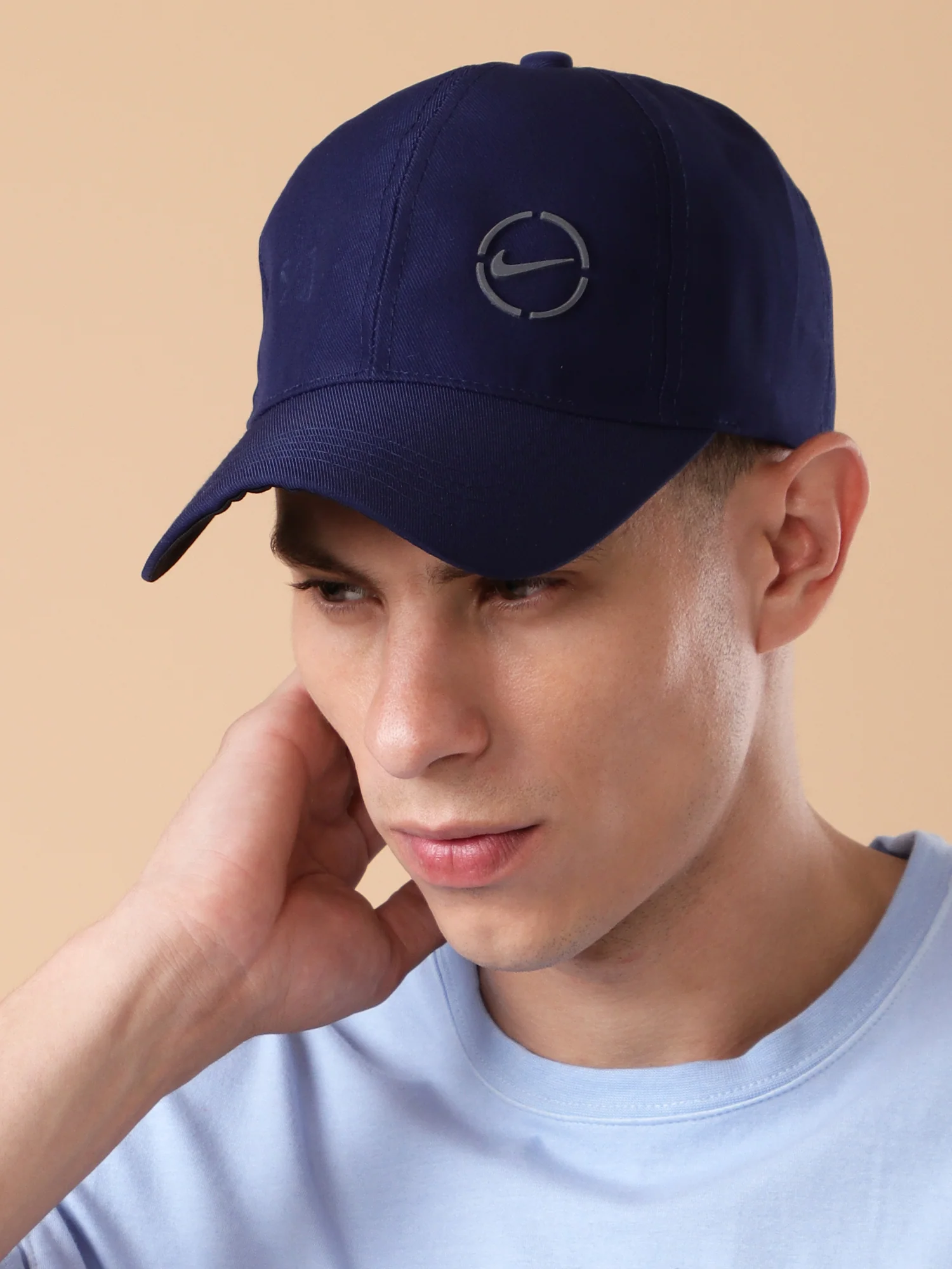 Navy Classic Sports Cap – Minimalist Street Style - Image 2