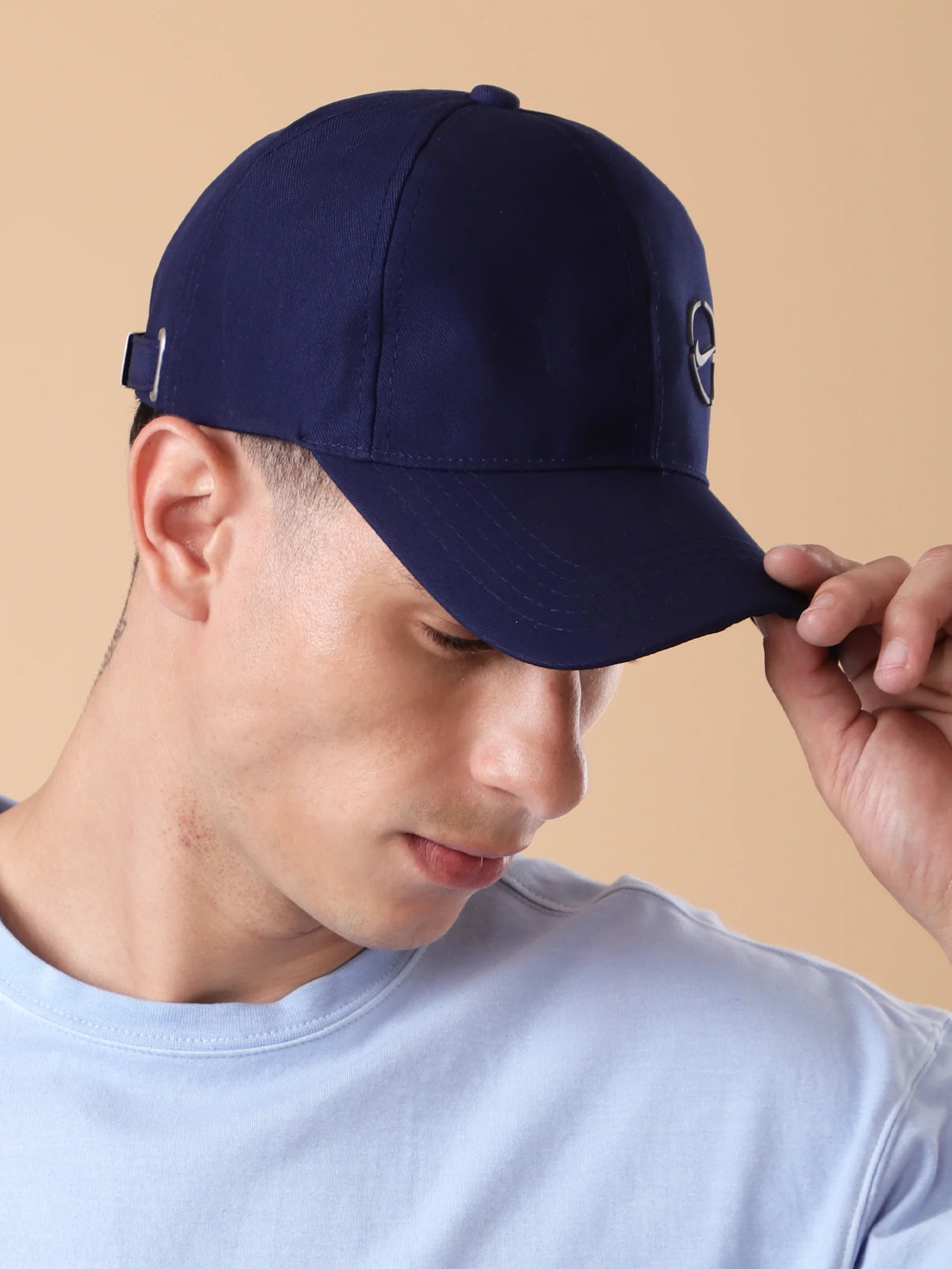 Navy Classic Sports Cap – Minimalist Street Style - Image 3
