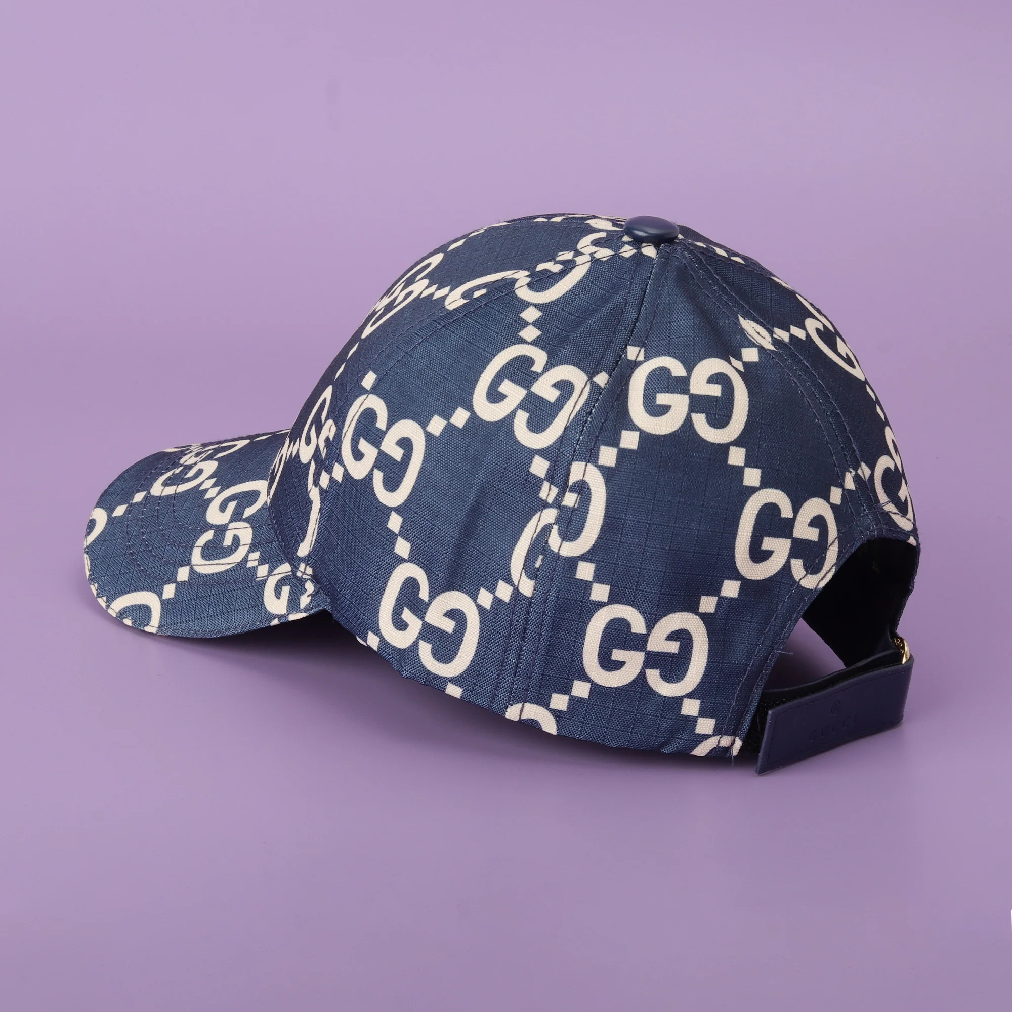 Navy Monogram Cap - Image 3