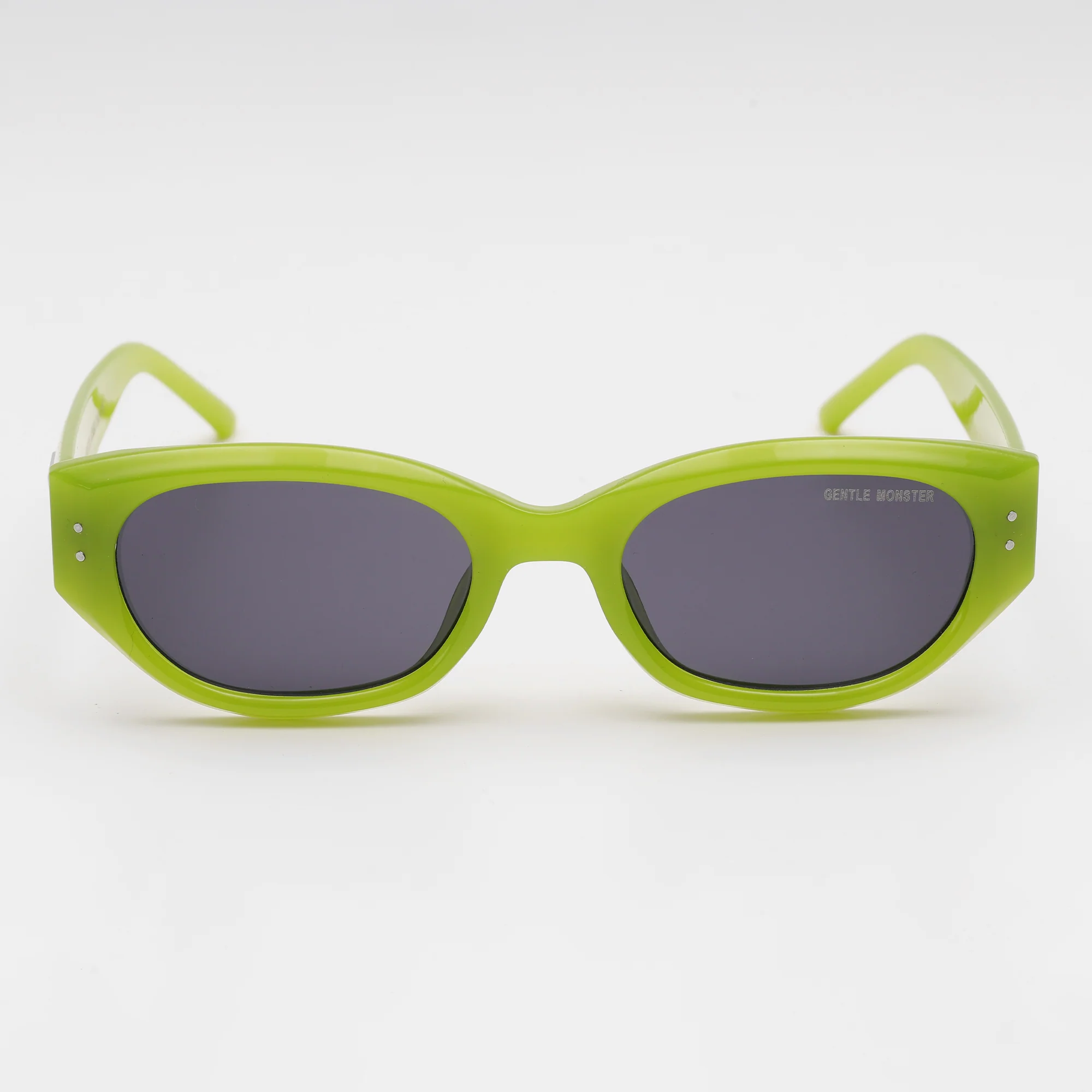 Neon Green Cat-Eye Sunglasses - Image 5