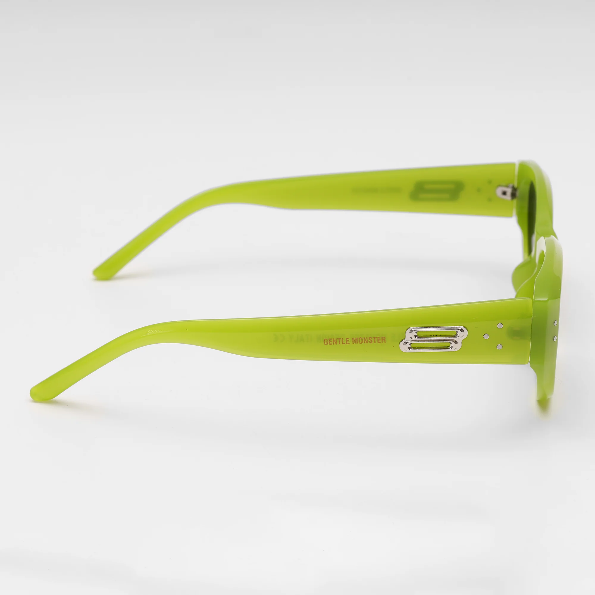 Neon Green Cat-Eye Sunglasses - Image 6