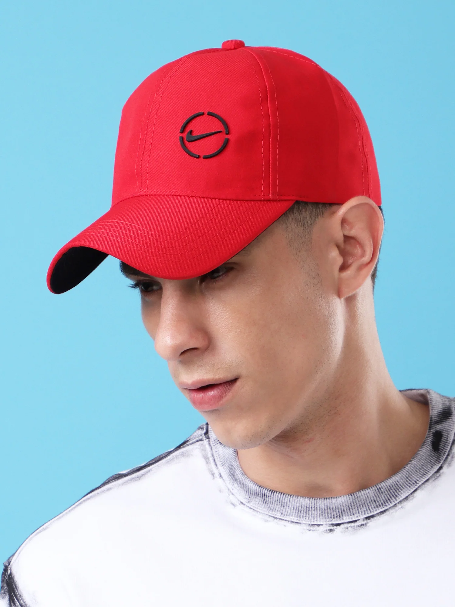 Nike Swoosh Circle Logo Adjustable Baseball Cap - Image 2