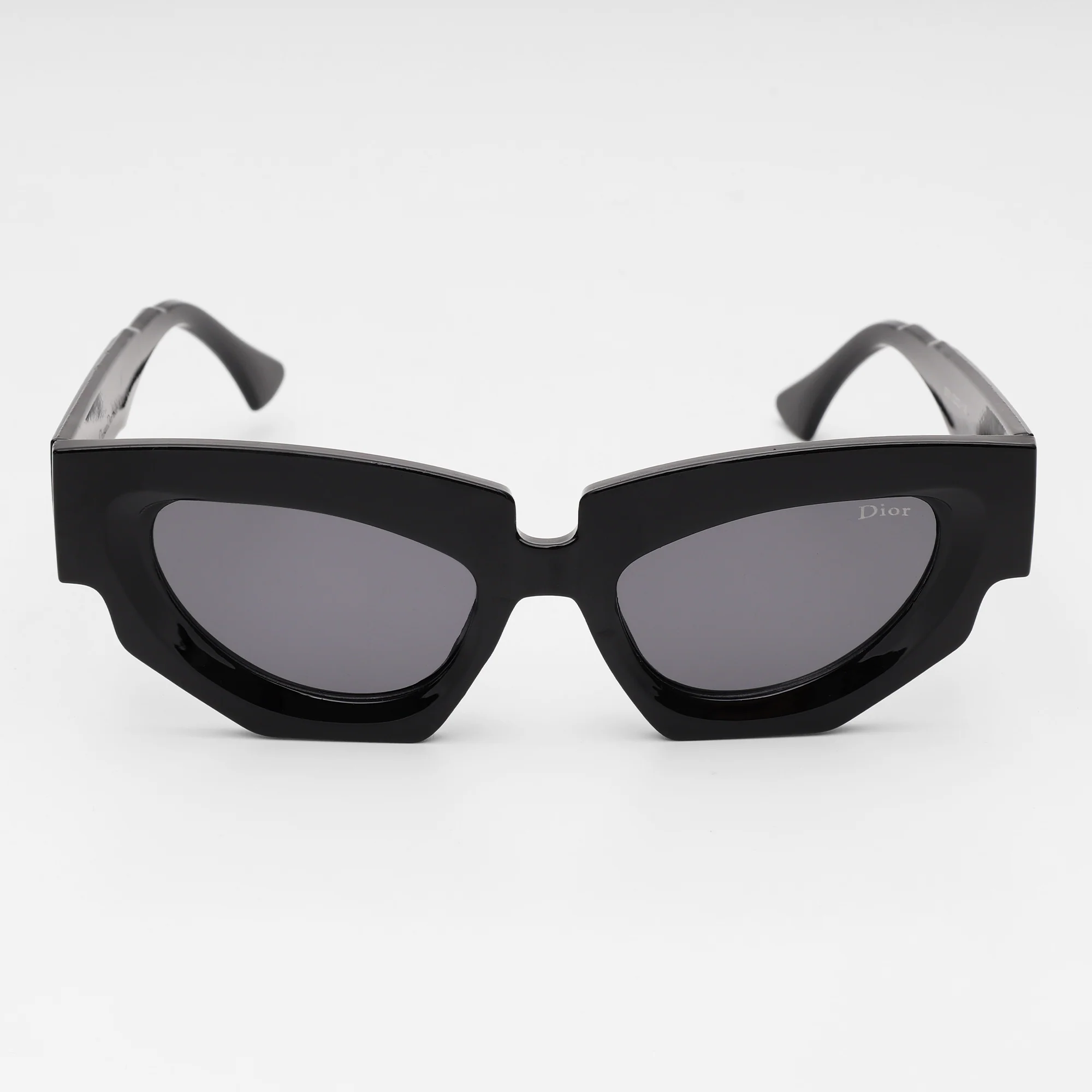 “Noir Authority” Cat-Eye Sunglasses - Image 2