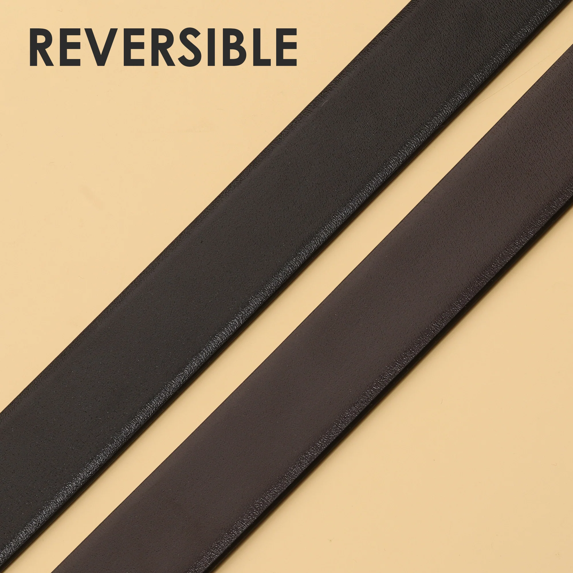 Noir Edge Reversible Belt - Image 3