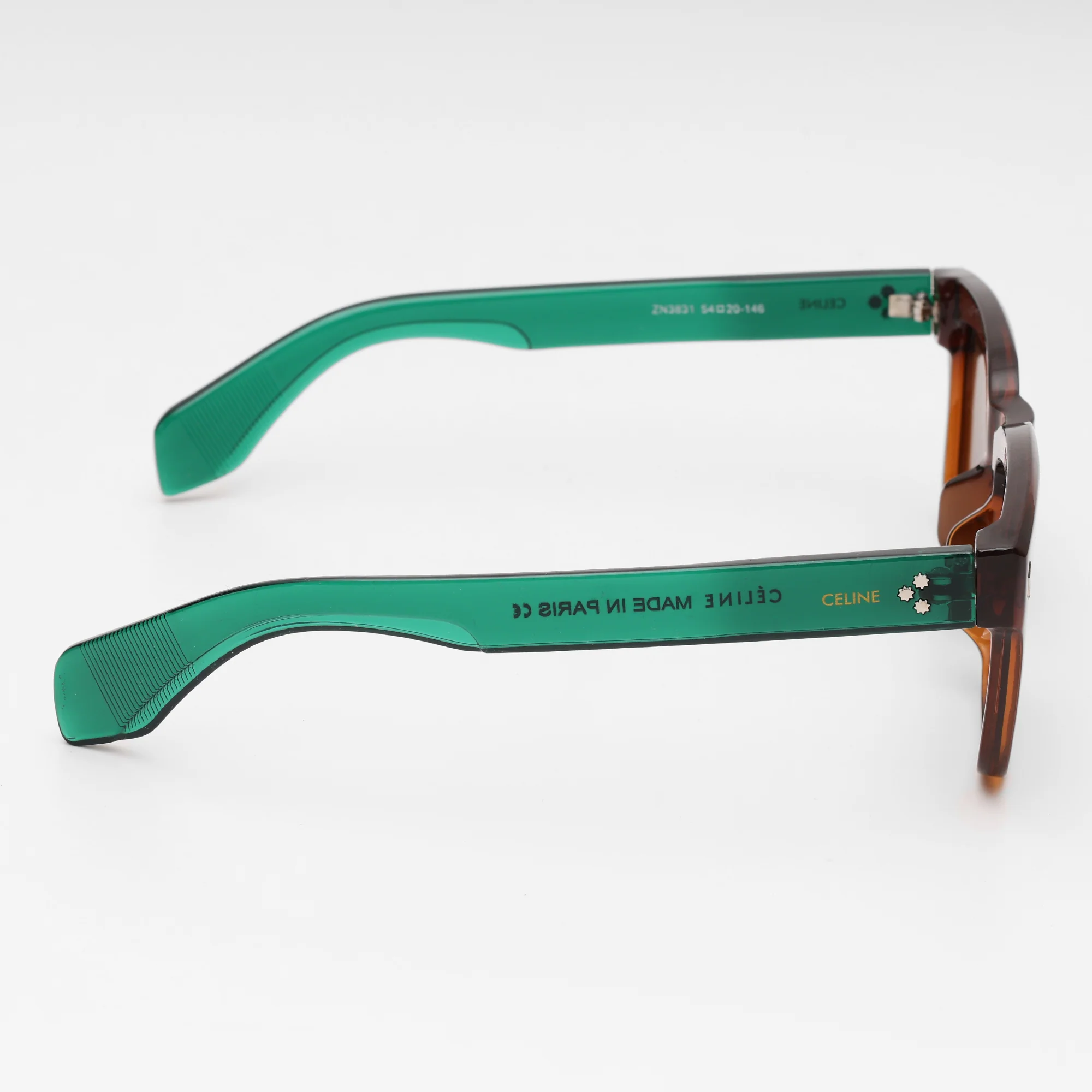 Paris Havana-Green Statement Sunglasses - Image 6