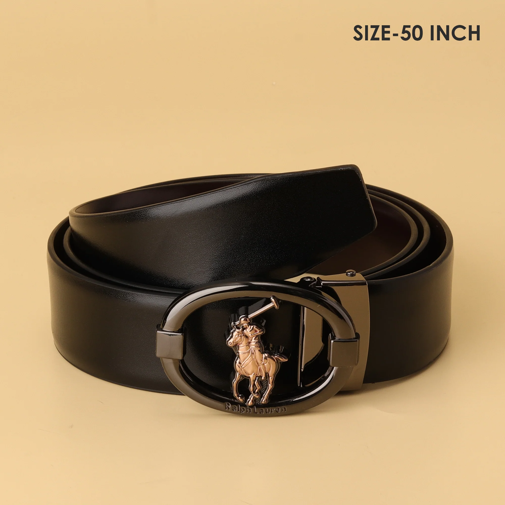 Polo Emblem Oval Buckle Belt - Image 4