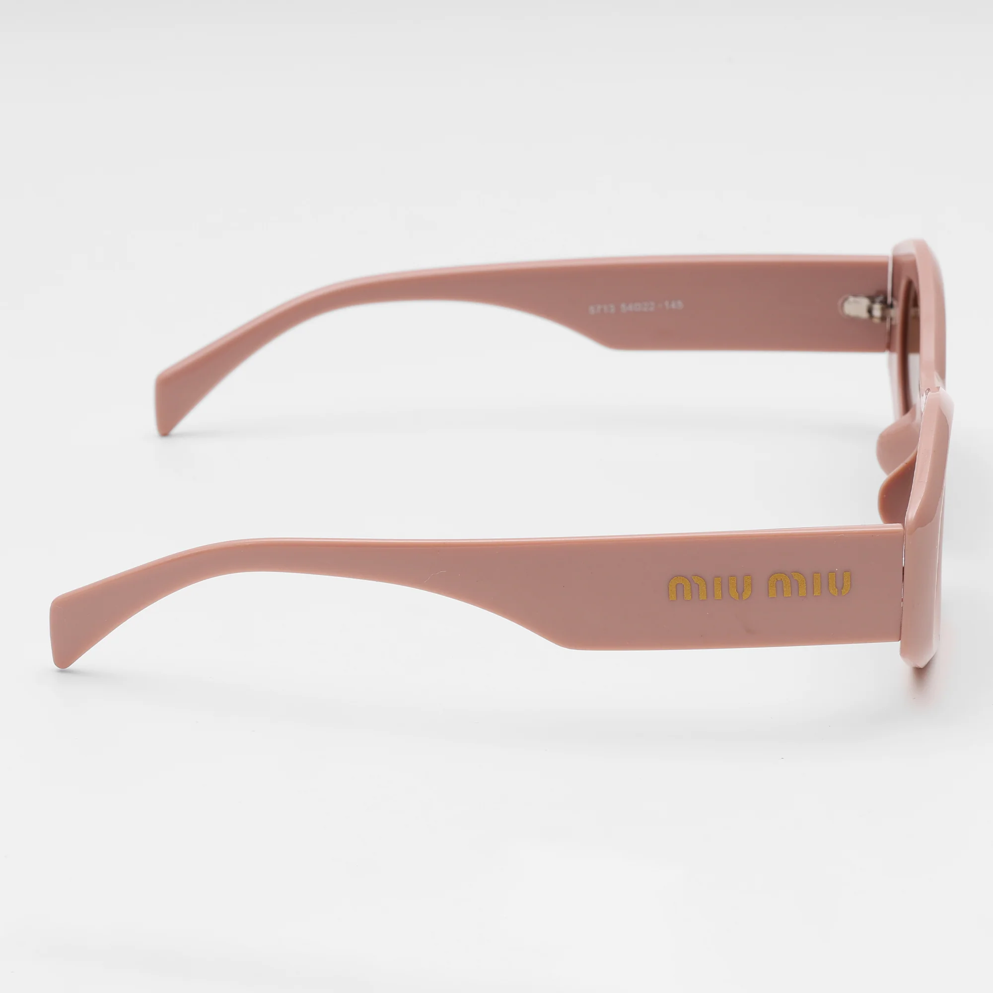 Powder Blush Oval Sunglasses - Image 5