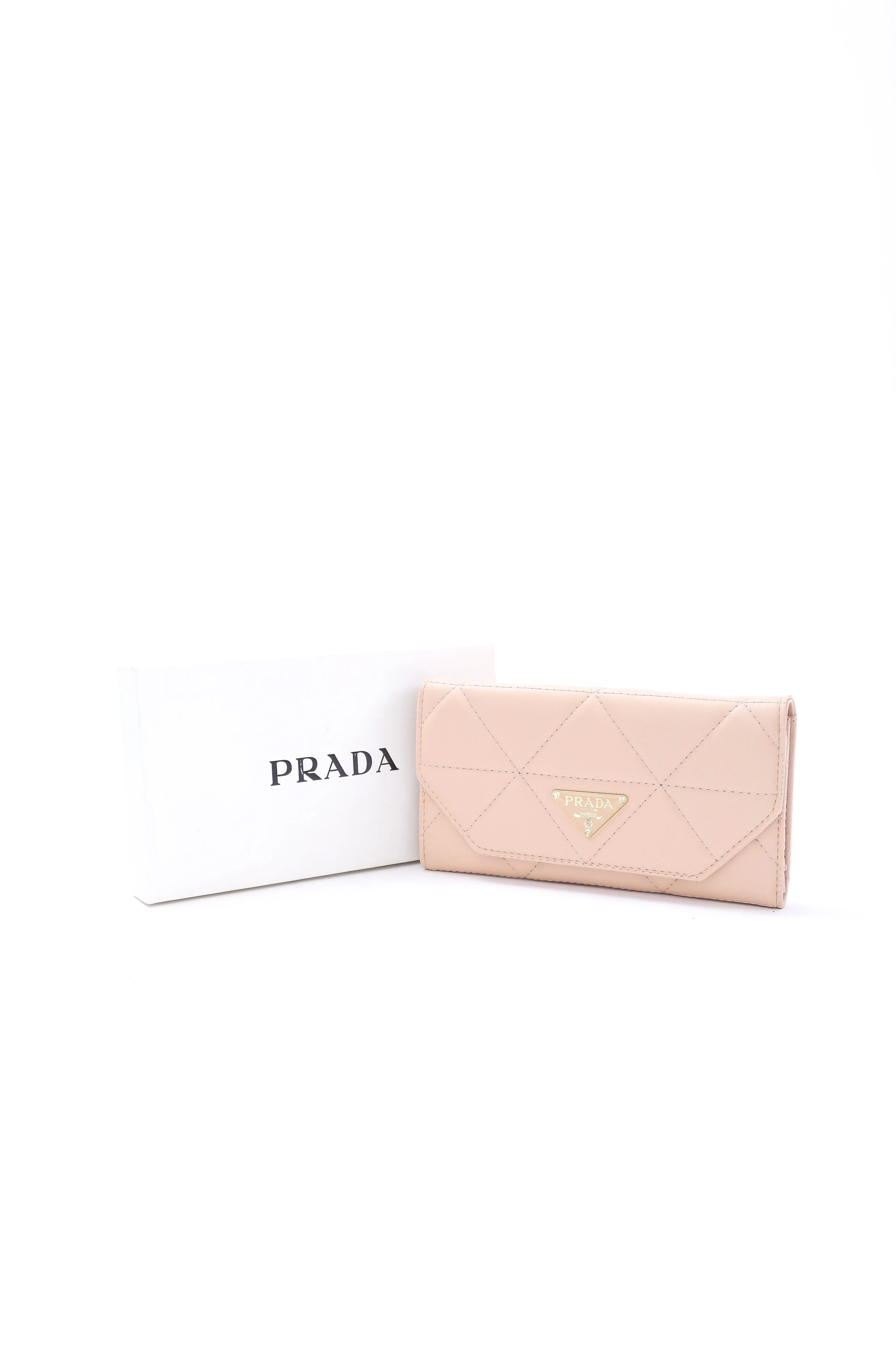 Prada Pink Quilted Wallet - Image 2