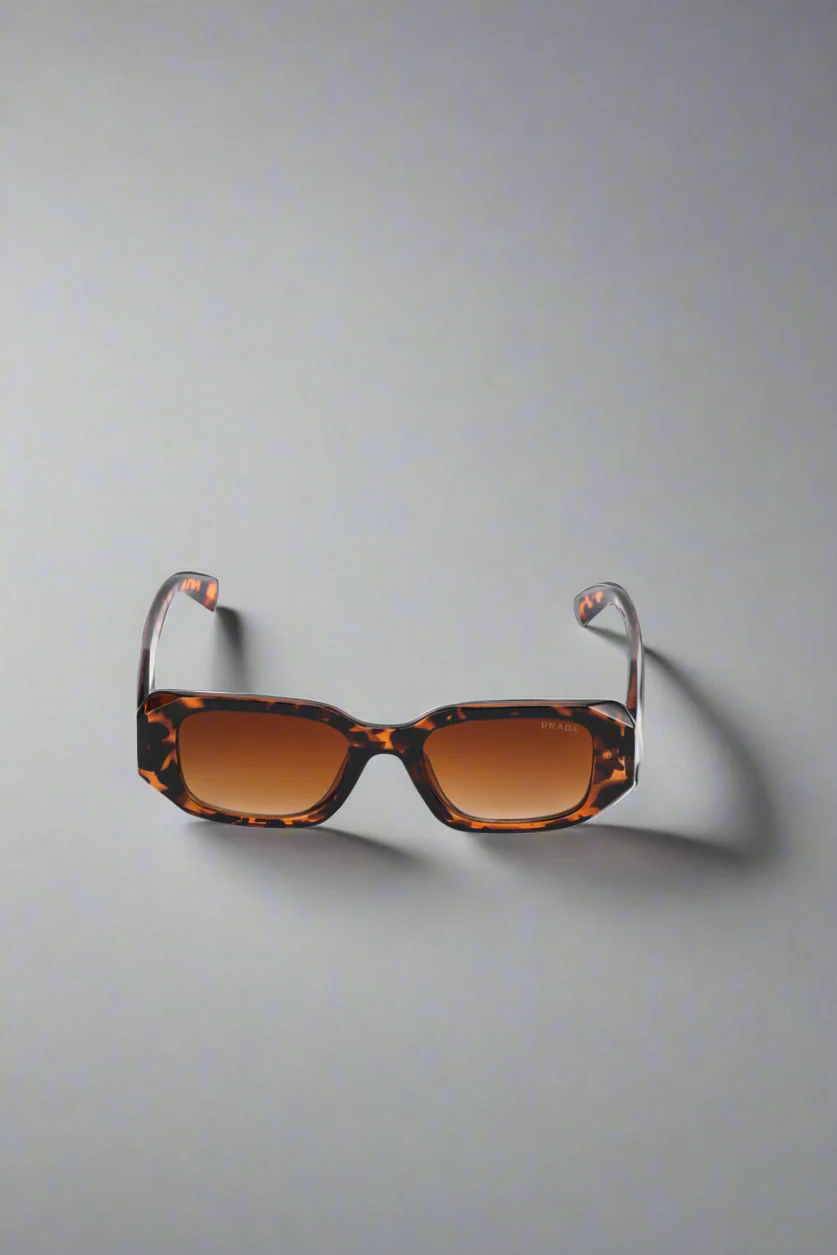 Prada Tortoiseshell Retro Sunglasses - Image 2