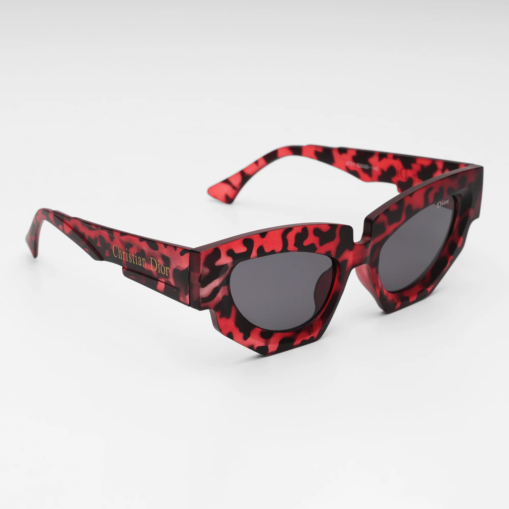 “Red Camo Impact” Cat-Eye Sunglasses - Image 3