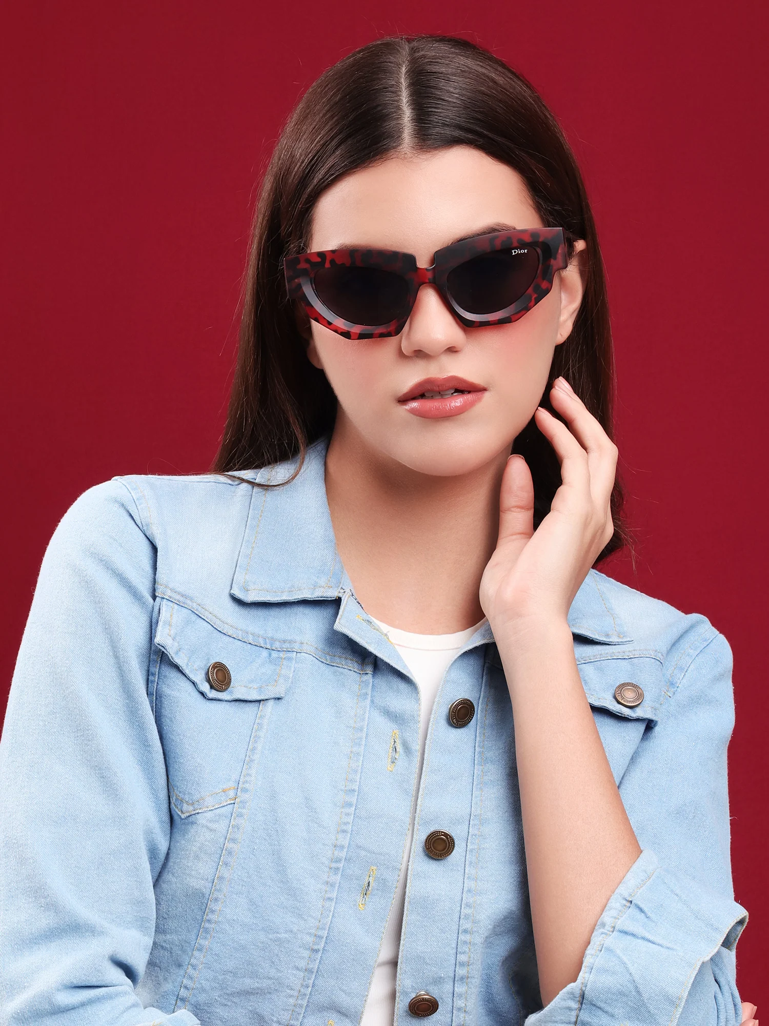 “Red Camo Impact” Cat-Eye Sunglasses - Image 5