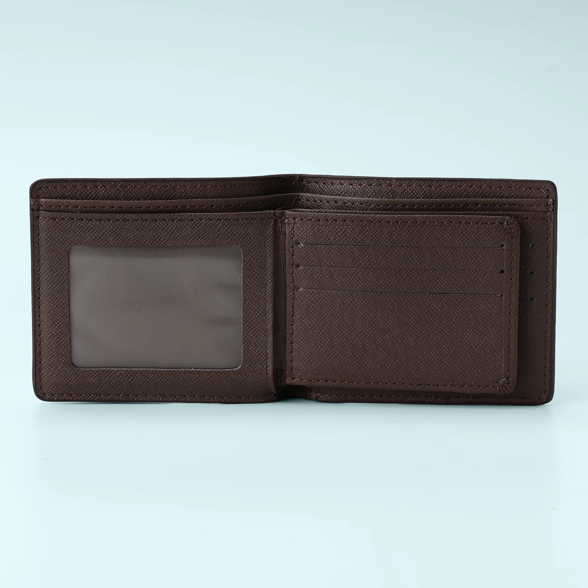 Rich Brown Textured Wallet - Image 3