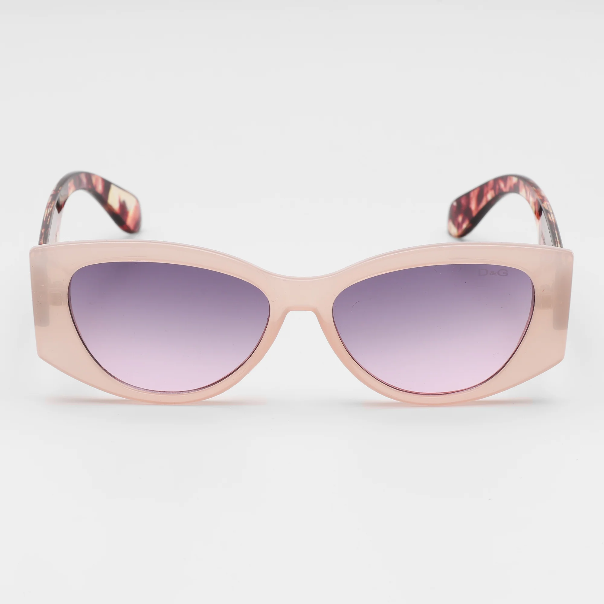 Rose Nude Cat-Eye Sunglasses - Image 4